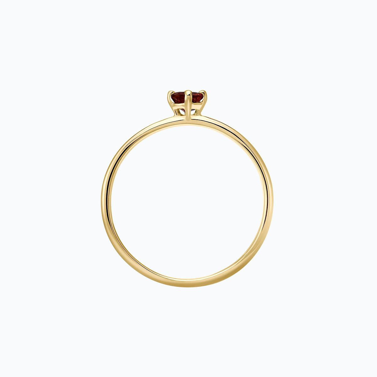 Solitaire Alva Grenat 3.5 mm