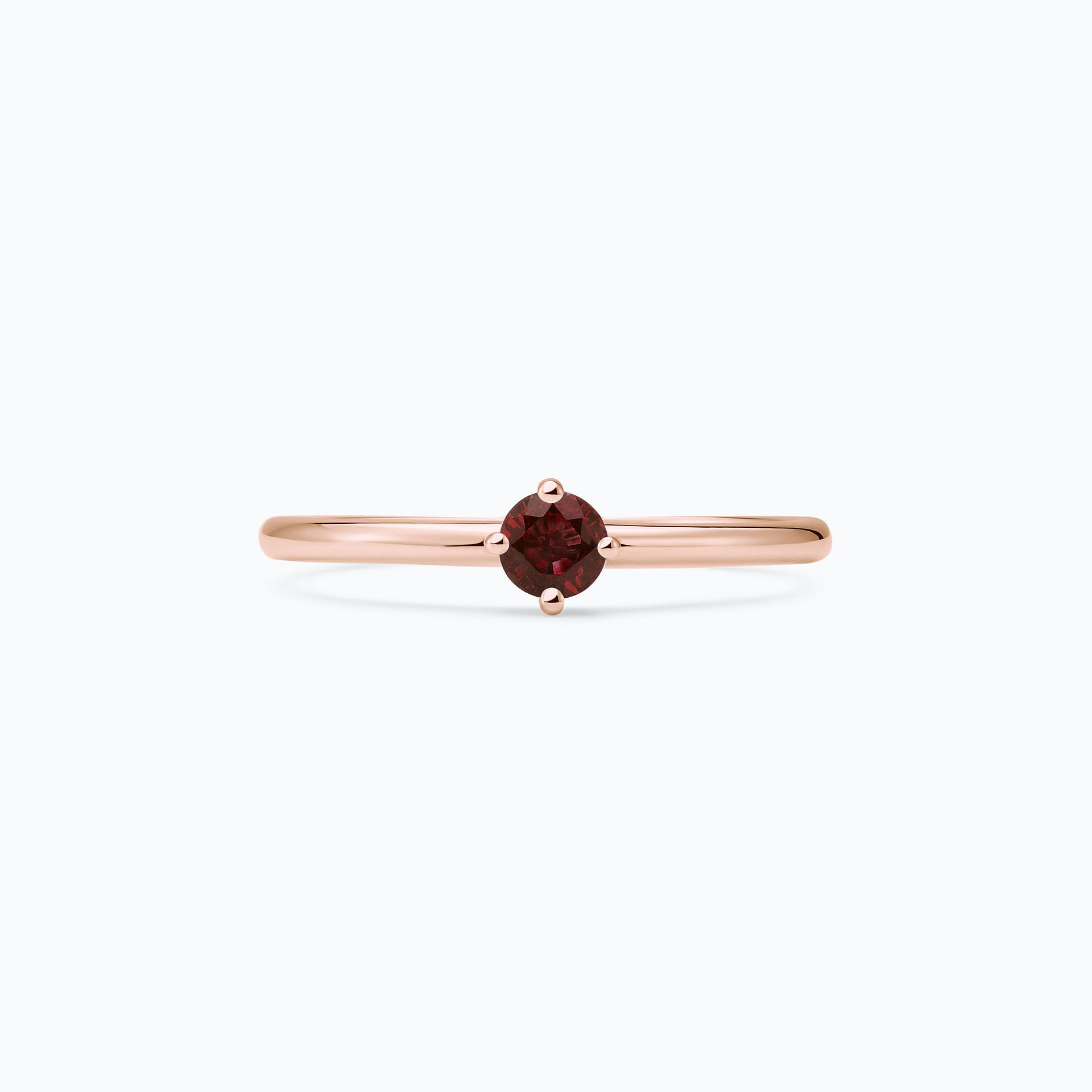 Solitaire Alva Grenat 3.5 mm