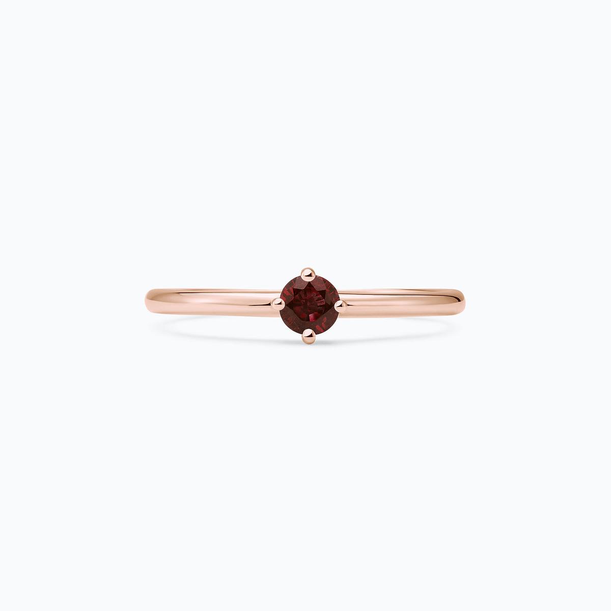 Solitaire Alva Grenat 3.5 mm