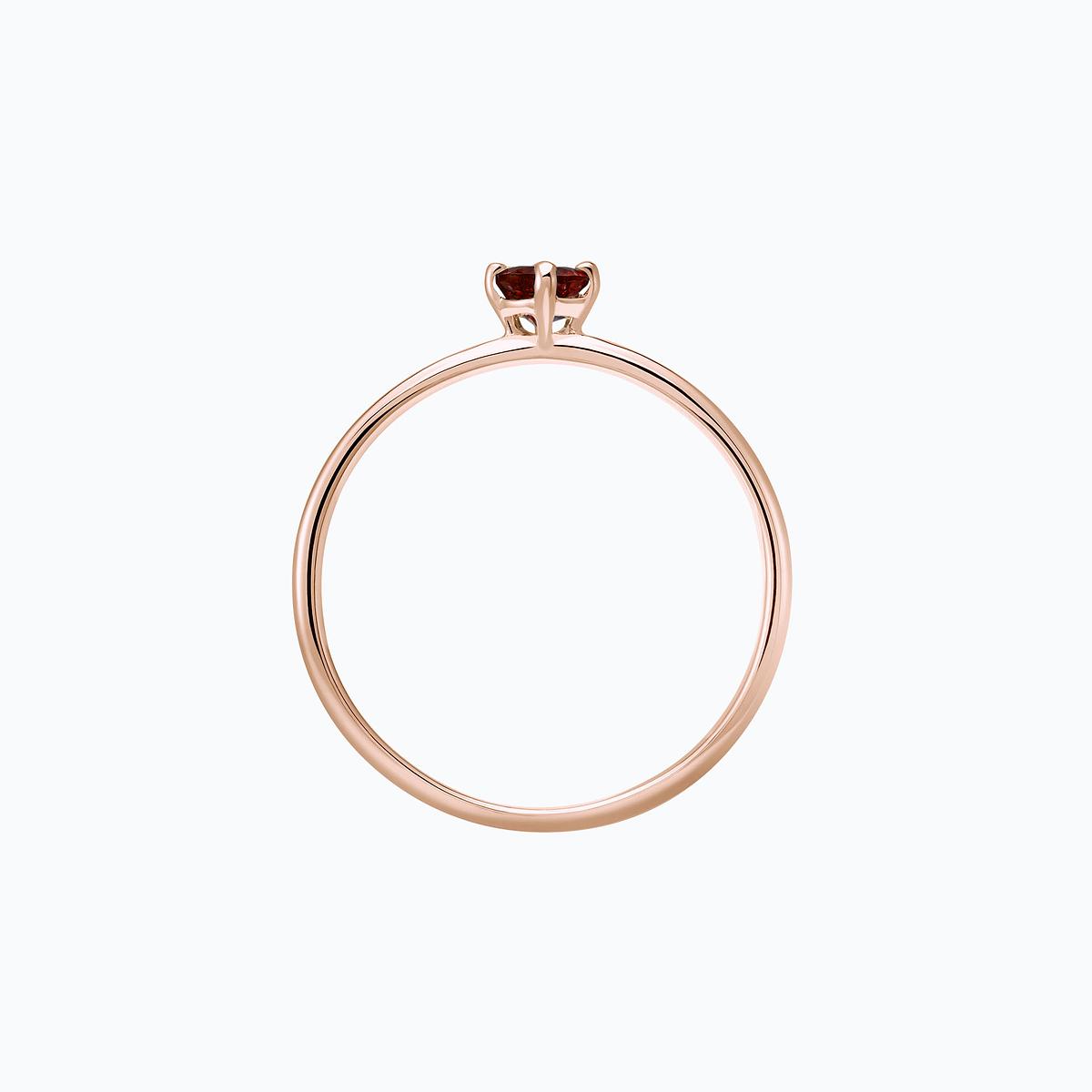 Solitaire Alva Grenat 3.5 mm