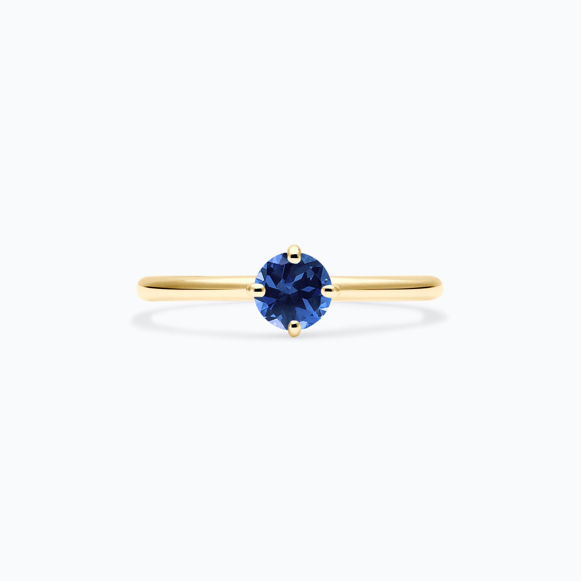 Solitaire Alva Saphir Bleu Éclipse 4.5 mm
