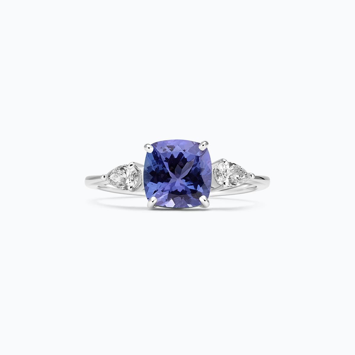 Solitaire Buckingham Tanzanite 7 x 7 mm