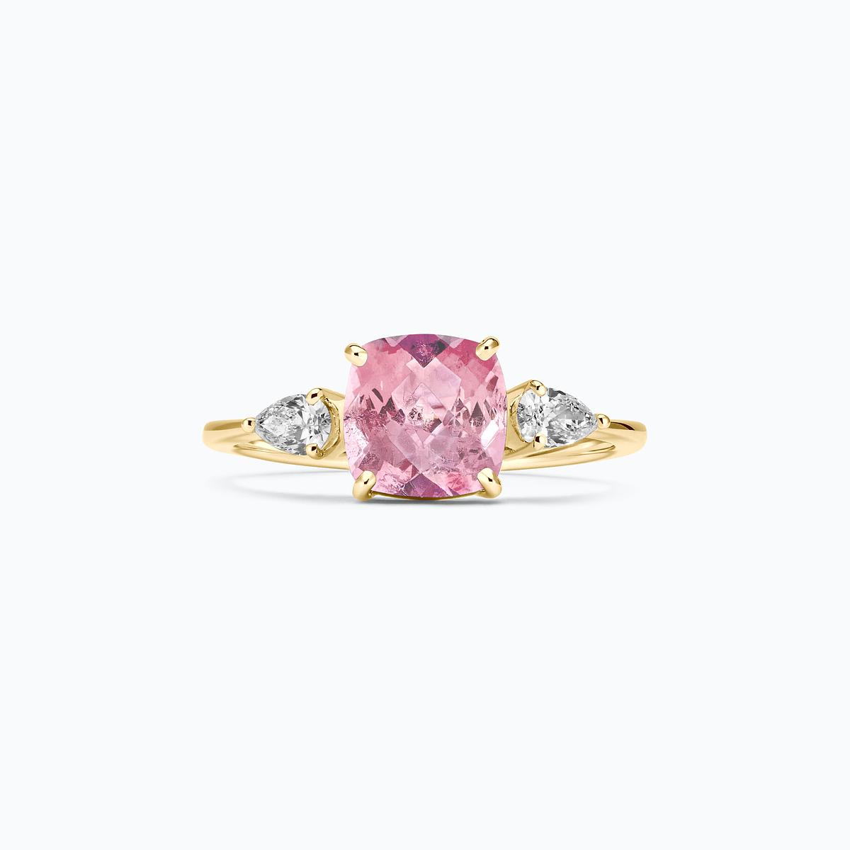 Solitaire Buckingham Tourmaline 7 x 7 mm