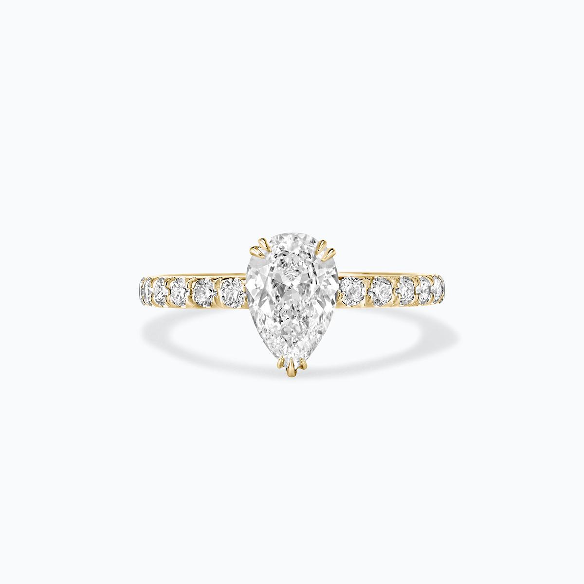 Solitaire Pavé Calla