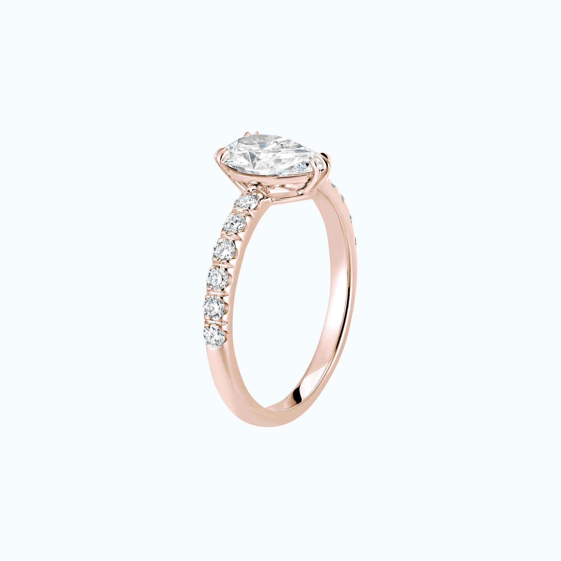 Solitaire Pavé Calla