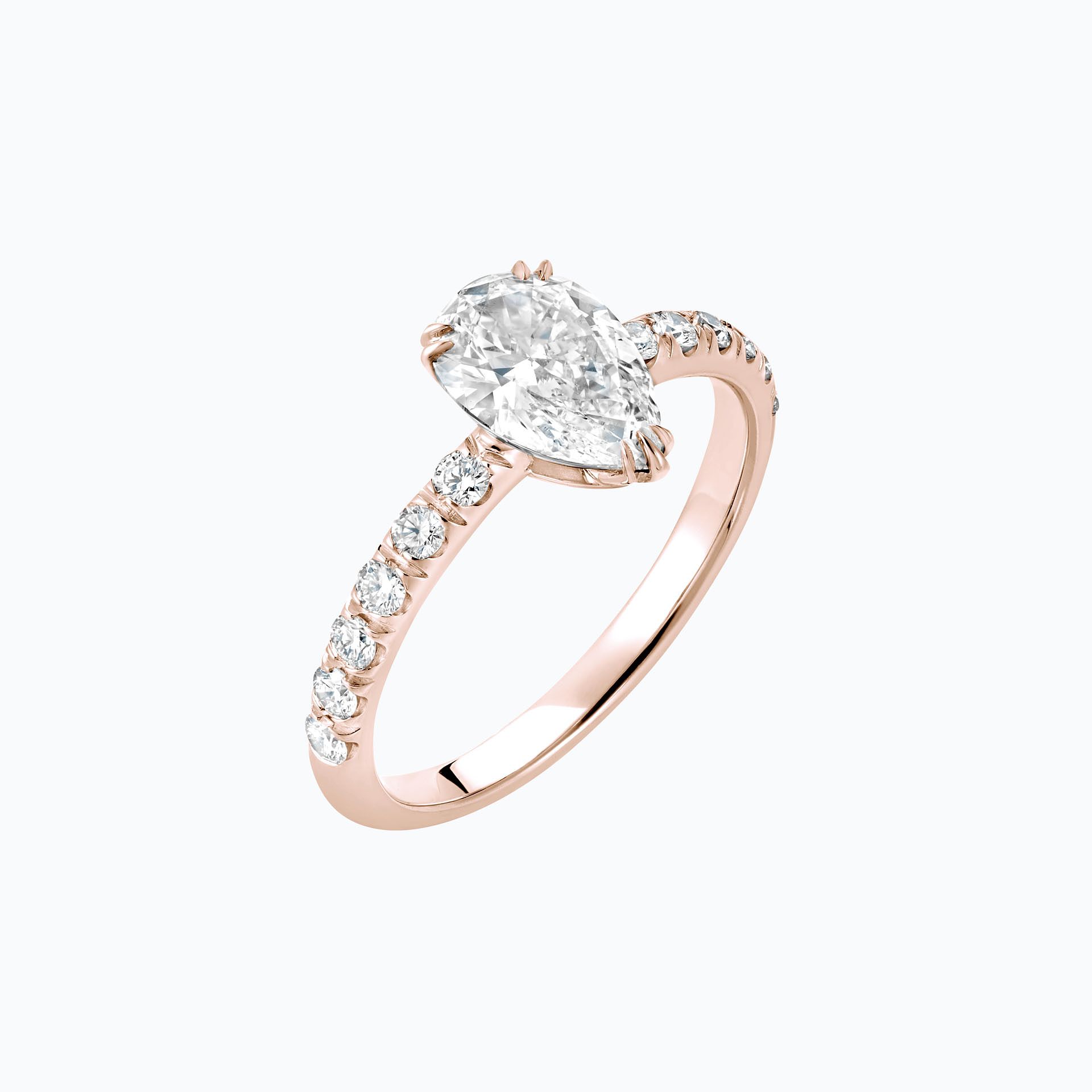 Solitaire Pavé Calla
