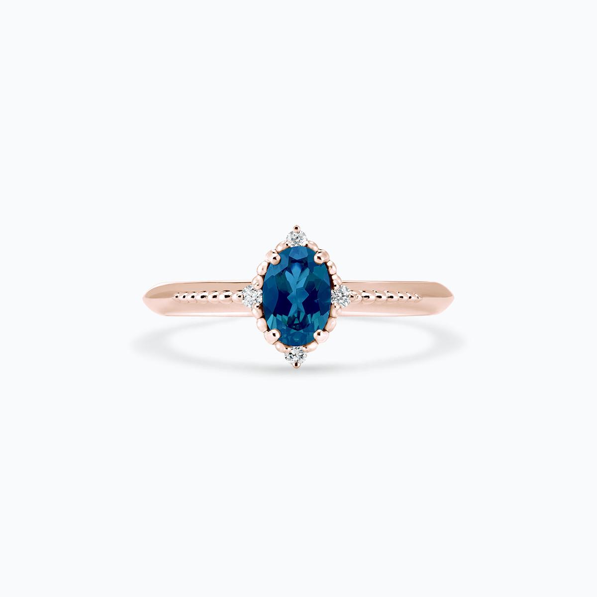 Solitaire Colette Topaze Blue London