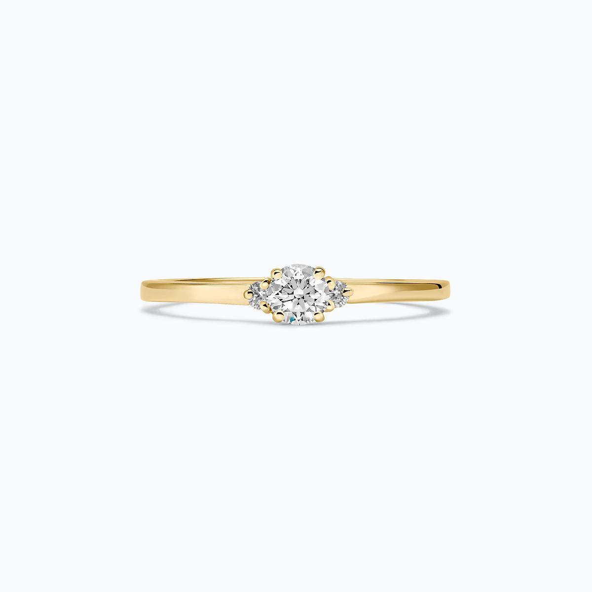 Solitaire Lolly Diamant de Synthèse 0.15 carat