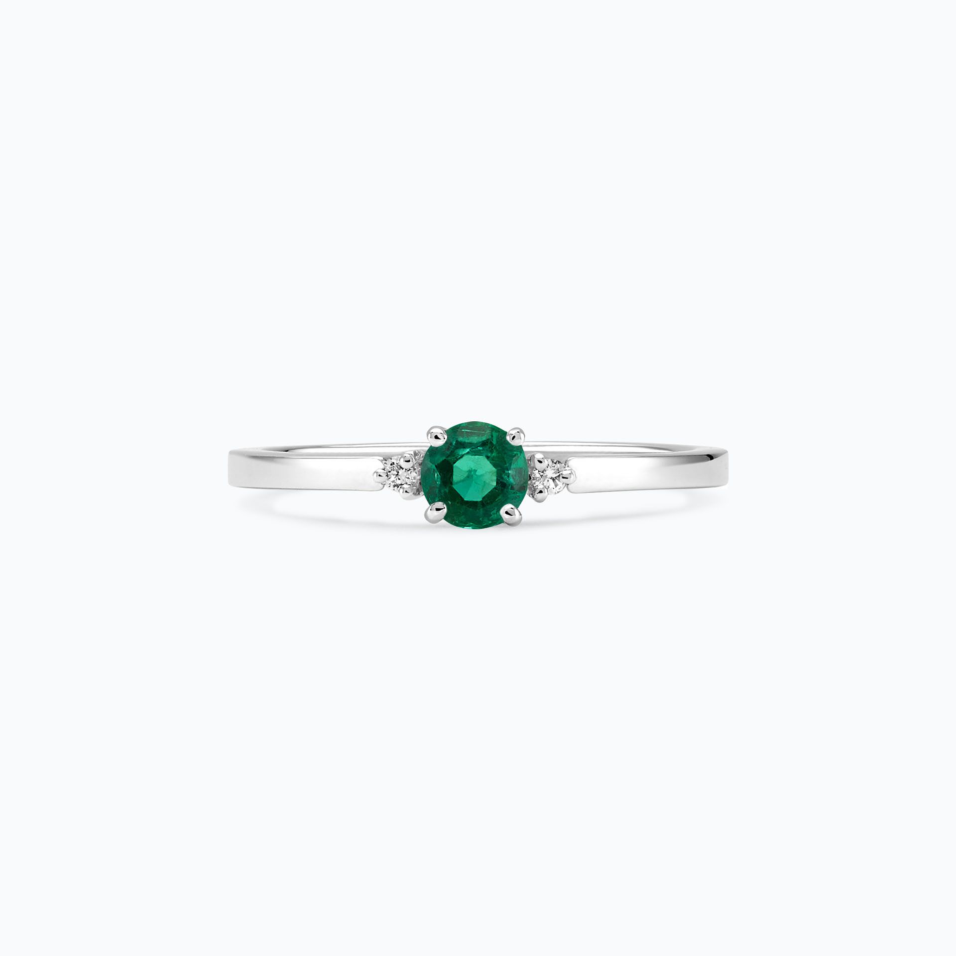 Solitaire Lolly Émeraude 4.5 mm