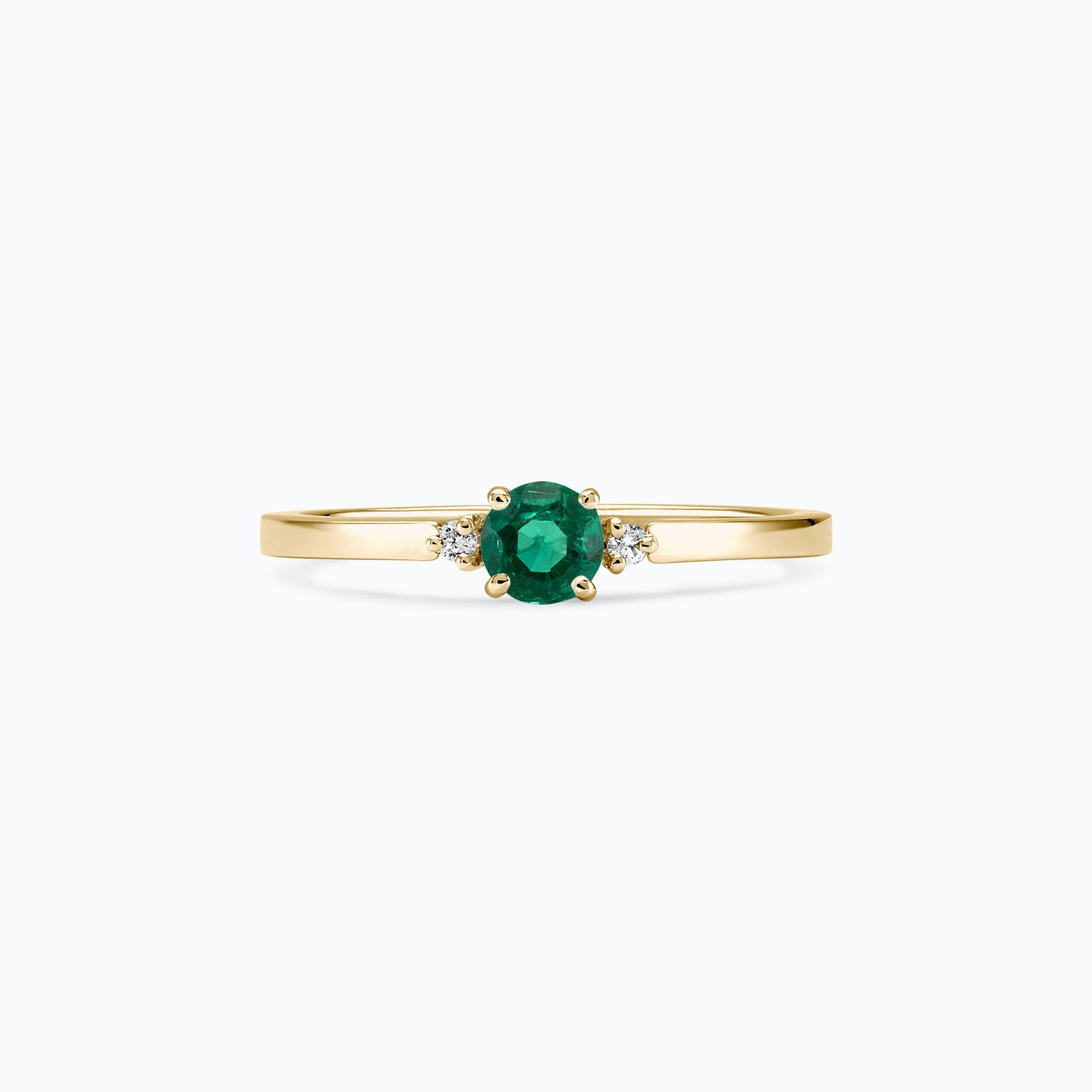 Solitaire Lolly Émeraude 4.5 mm