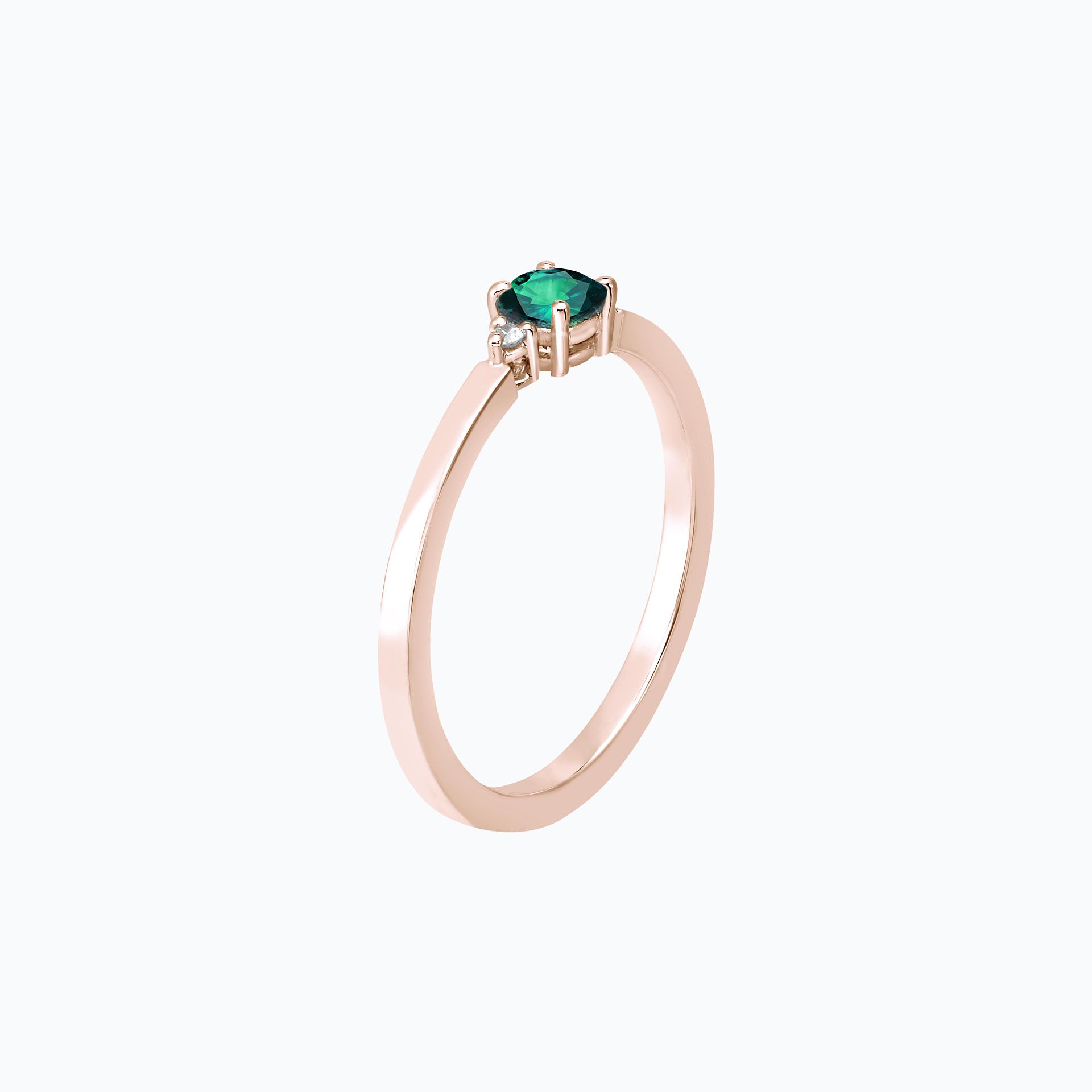 Solitaire Lolly Émeraude 4.5 mm