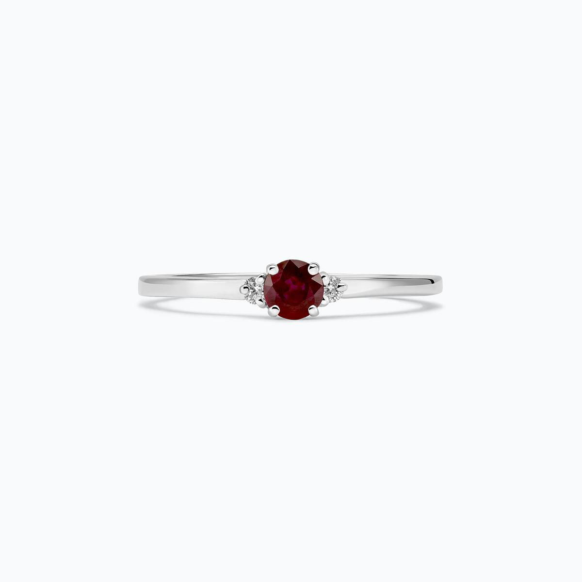 Solitaire Lolly Rubis 3.5 mm