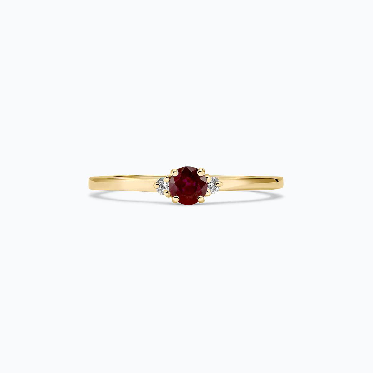 Solitaire Lolly Rubis 3.5 mm