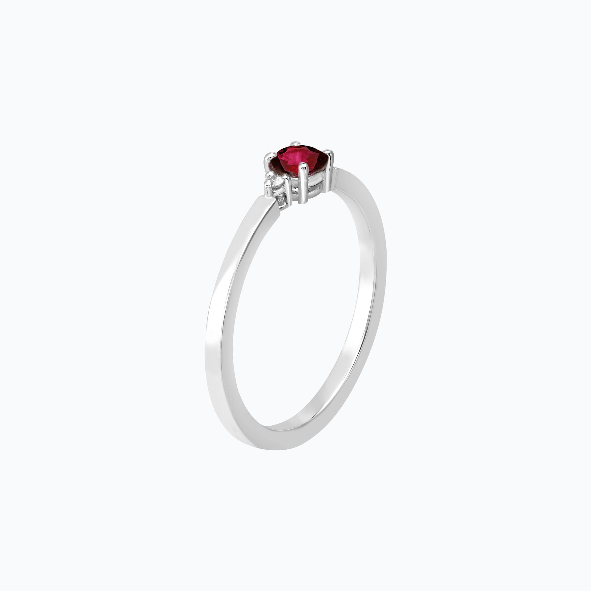 Solitaire Lolly Rubis 4.5 mm