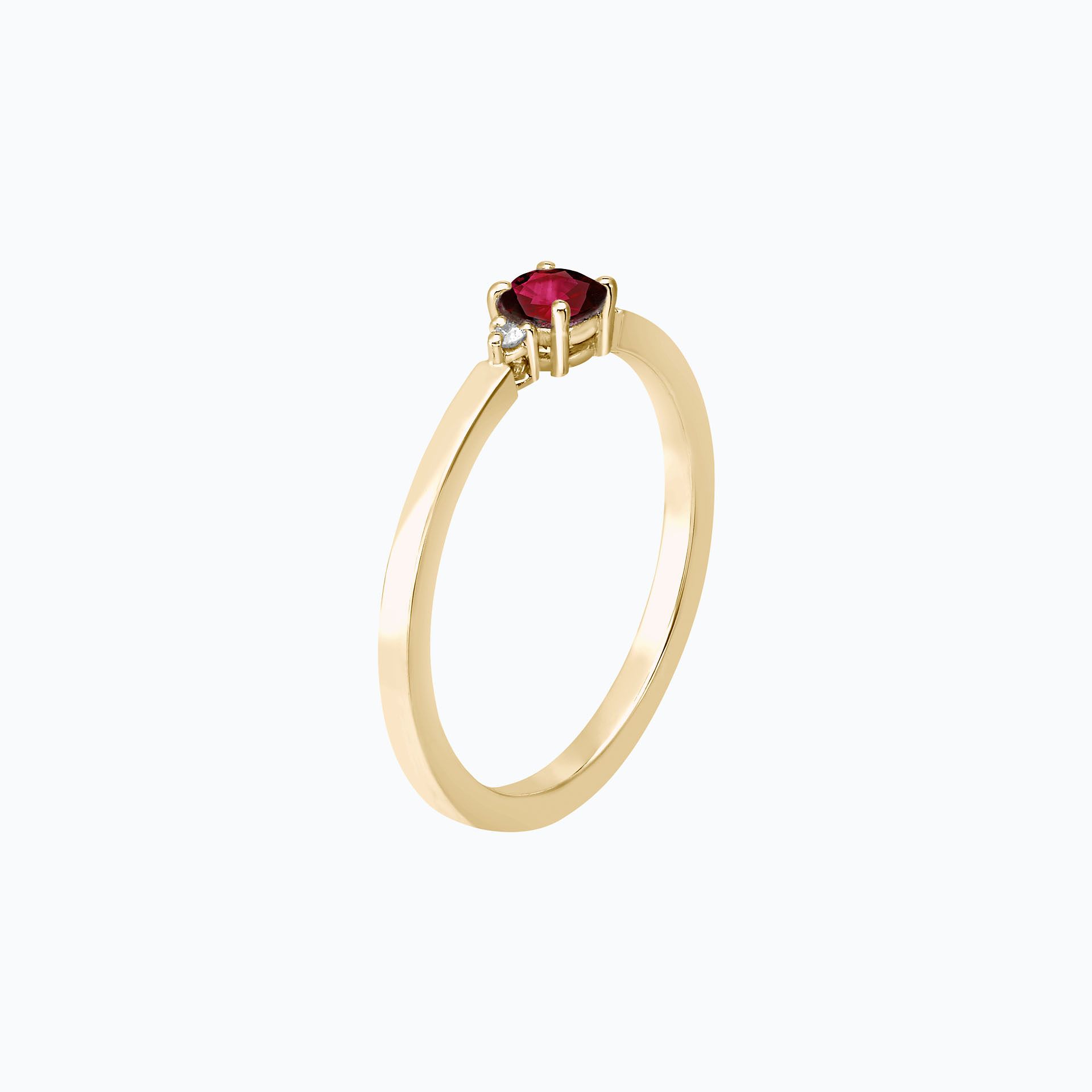 Solitaire Lolly Rubis 4.5 mm