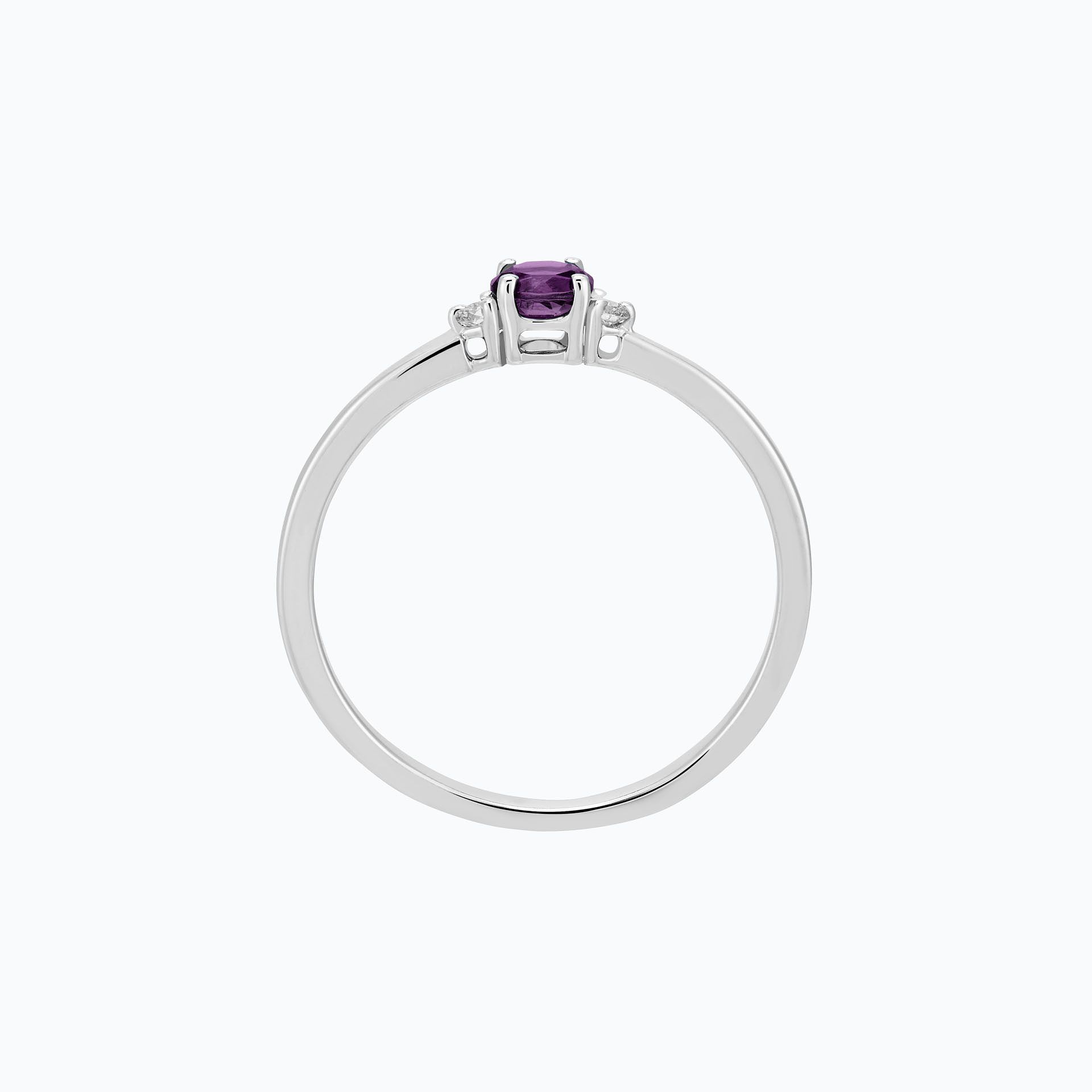 Solitaire Lolly Saphir Violet 3.5 mm
