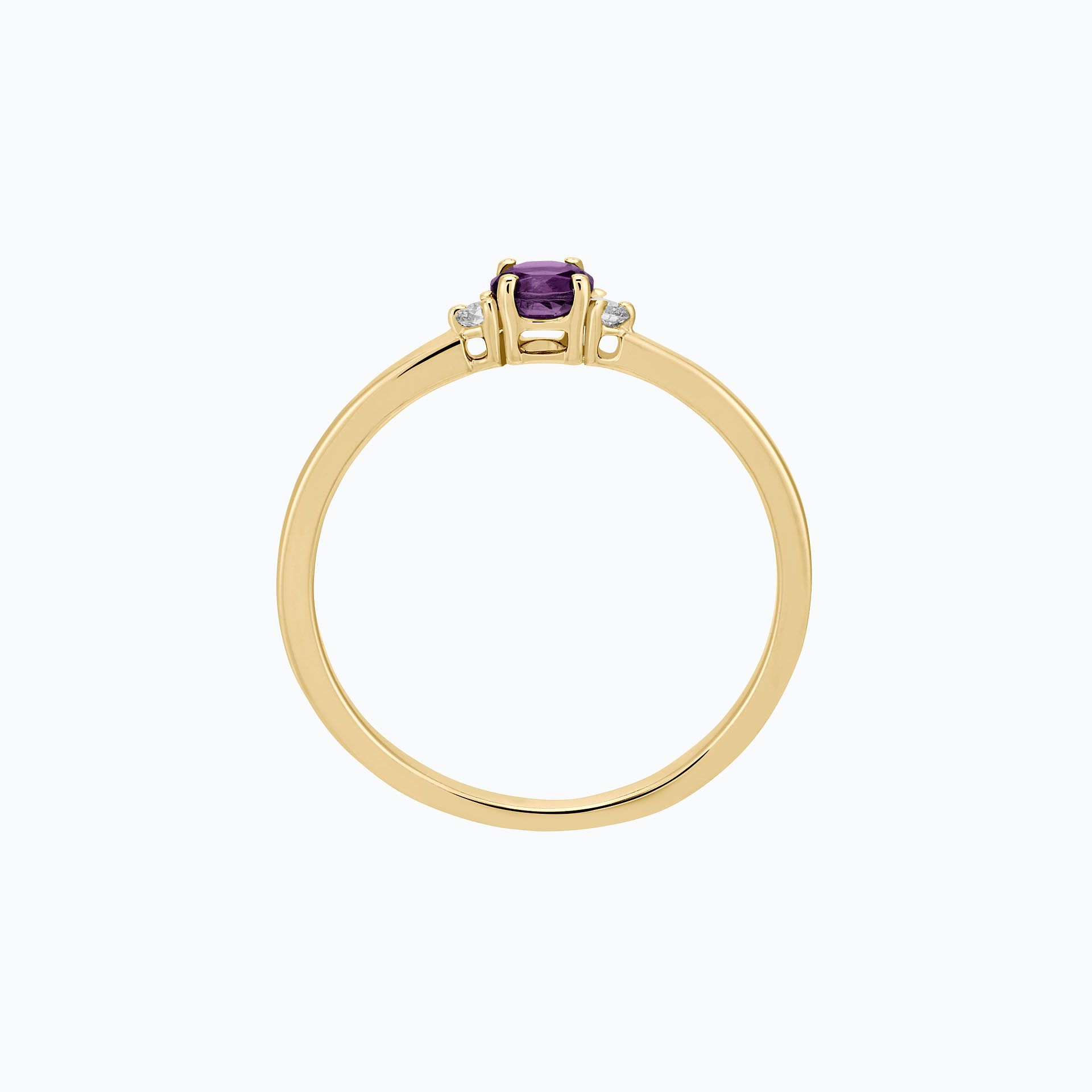 Solitaire Lolly Saphir Violet 3.5 mm
