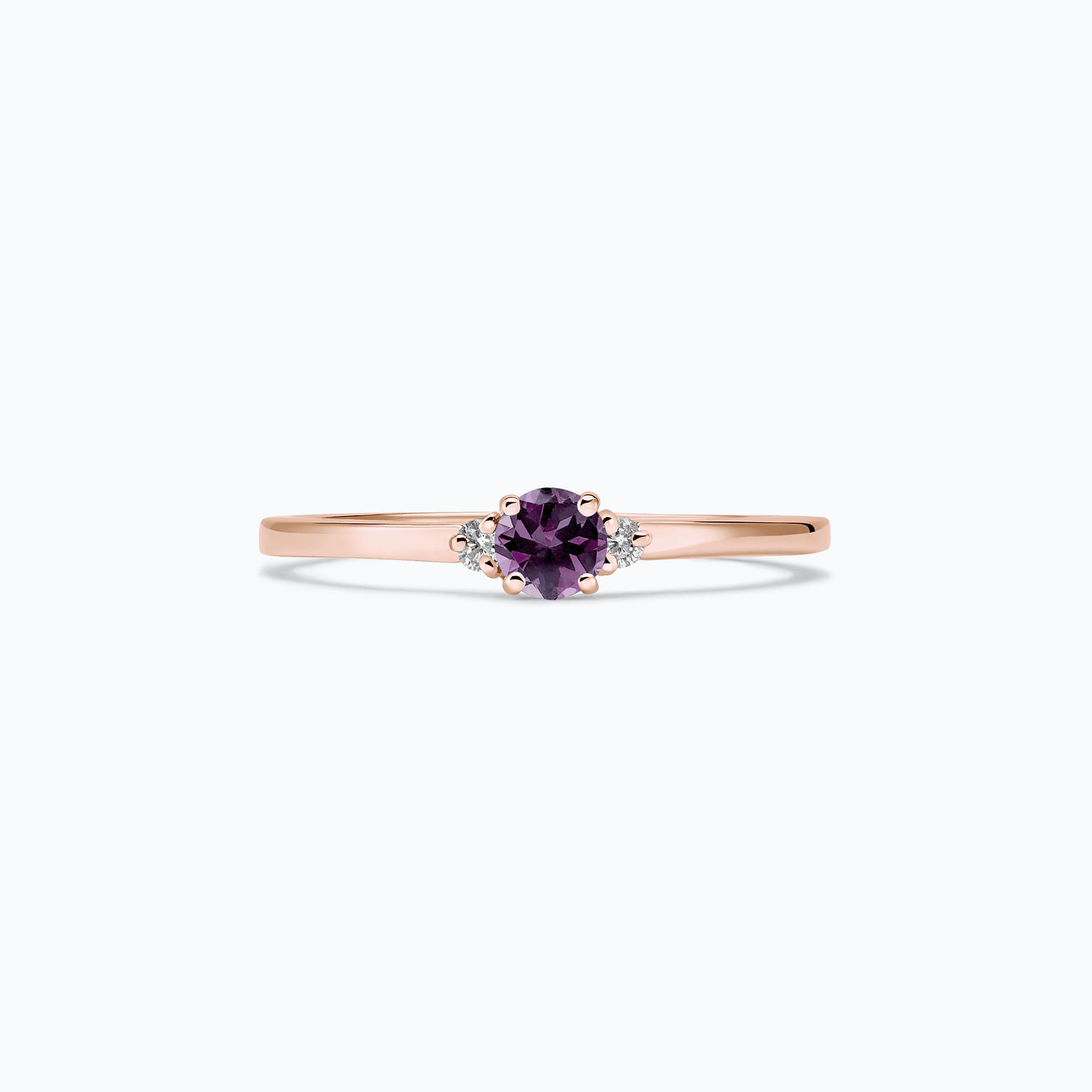 Solitaire Lolly Saphir Violet 3.5 mm