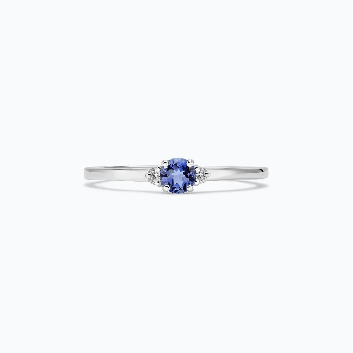 Solitaire Lolly Tanzanite 3.5 mm