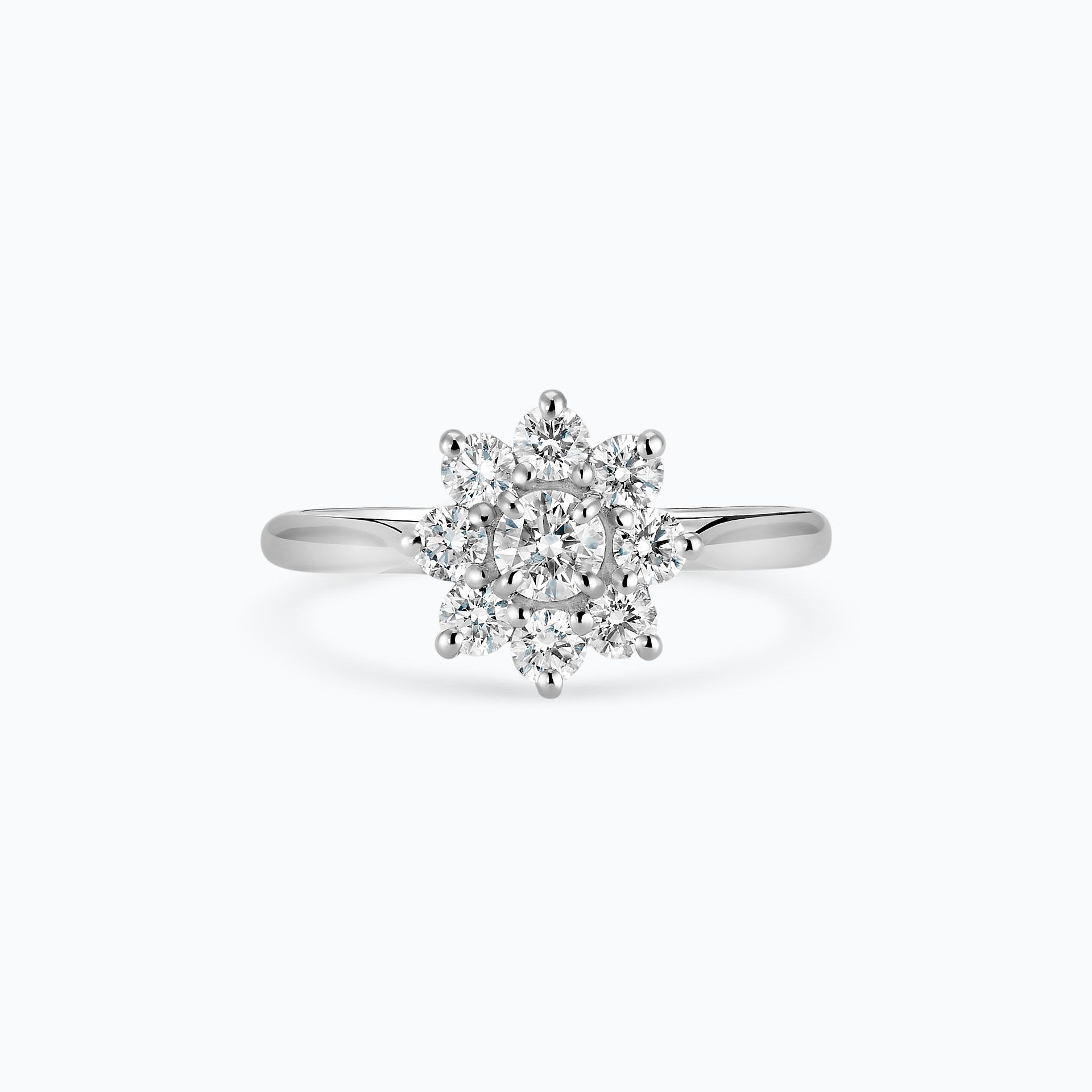 Solitaire Marguerite Étoilée 0.20 carat