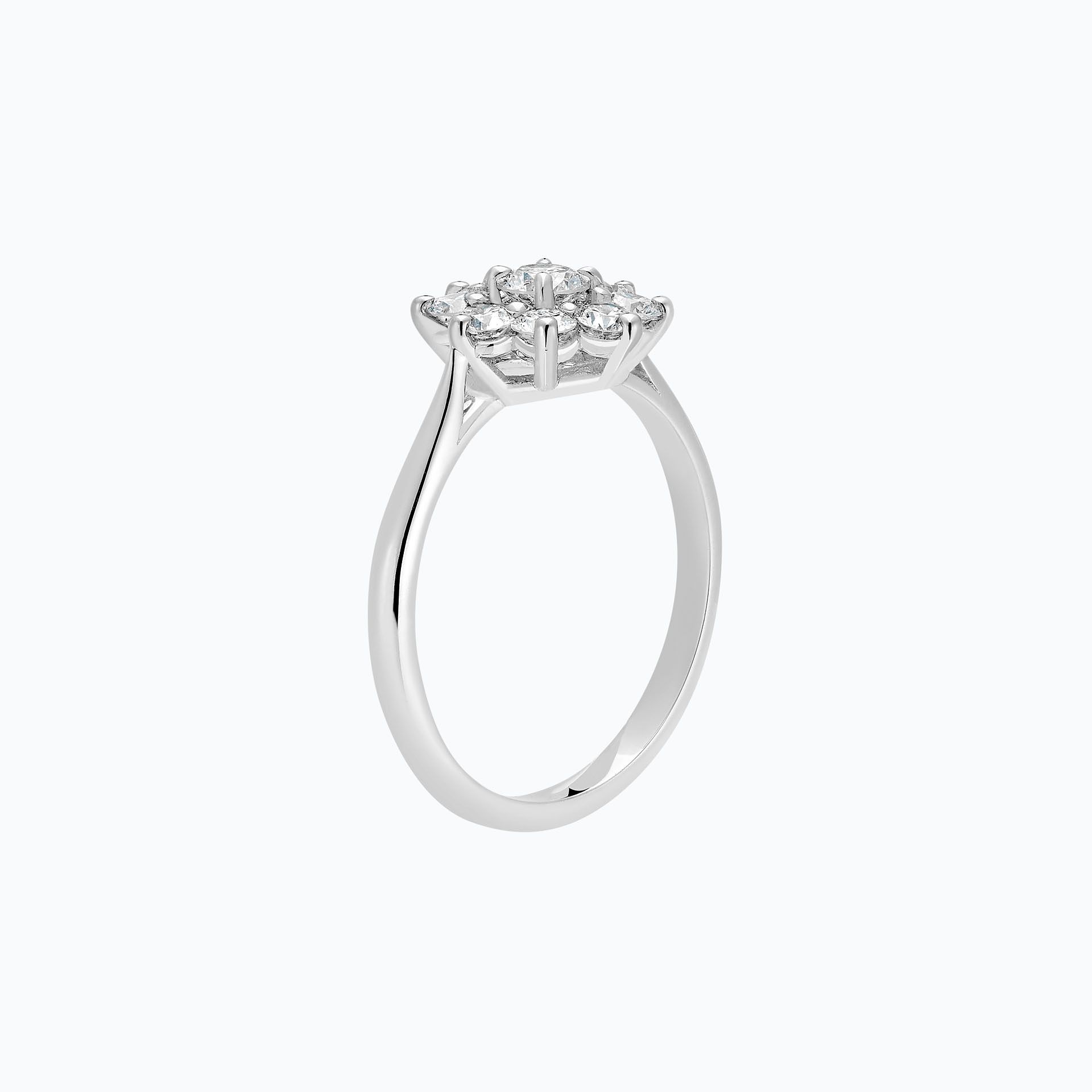 Solitaire Marguerite Étoilée 0.20 carat