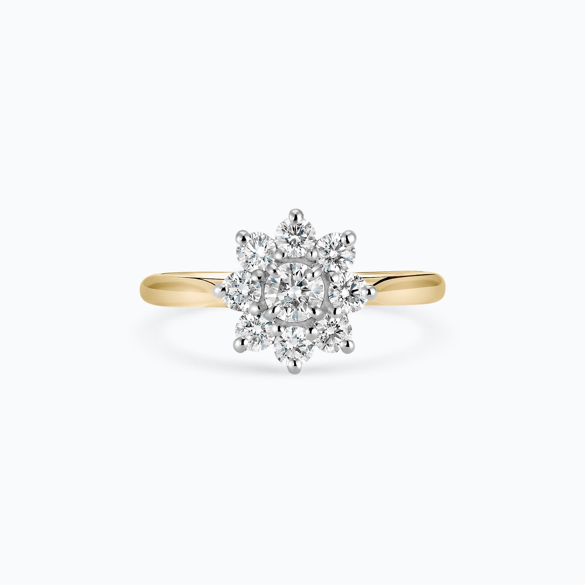 Solitaire Marguerite Étoilée 0.20 carat
