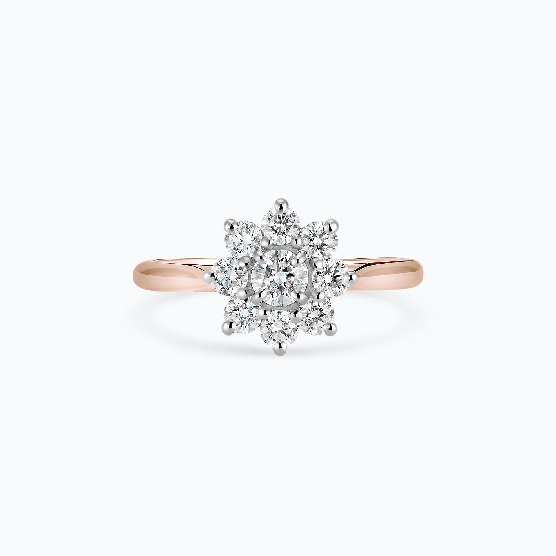 Solitaire Marguerite Étoilée 0.20 carat