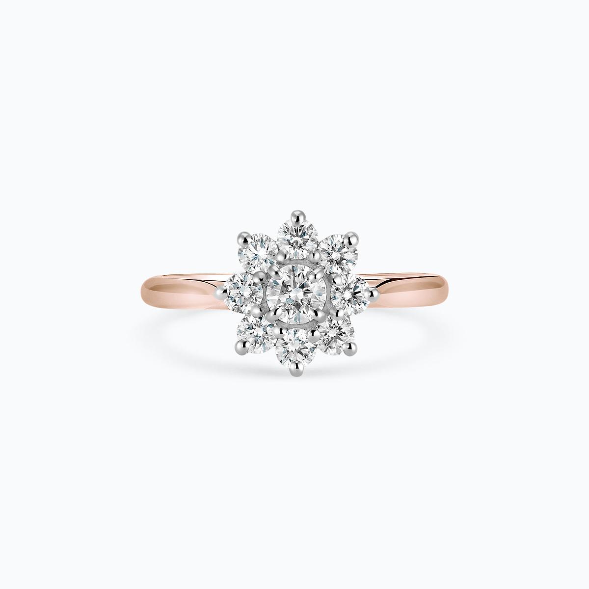 Solitaire Marguerite Étoilée 0.20 carat