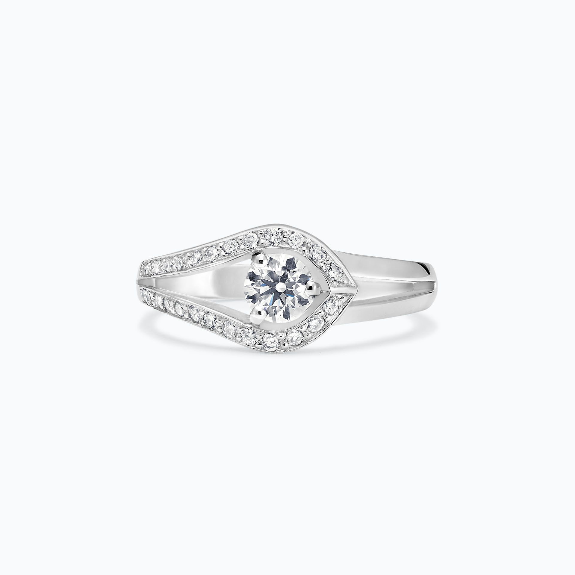 Solitaire Pavé Adoré
