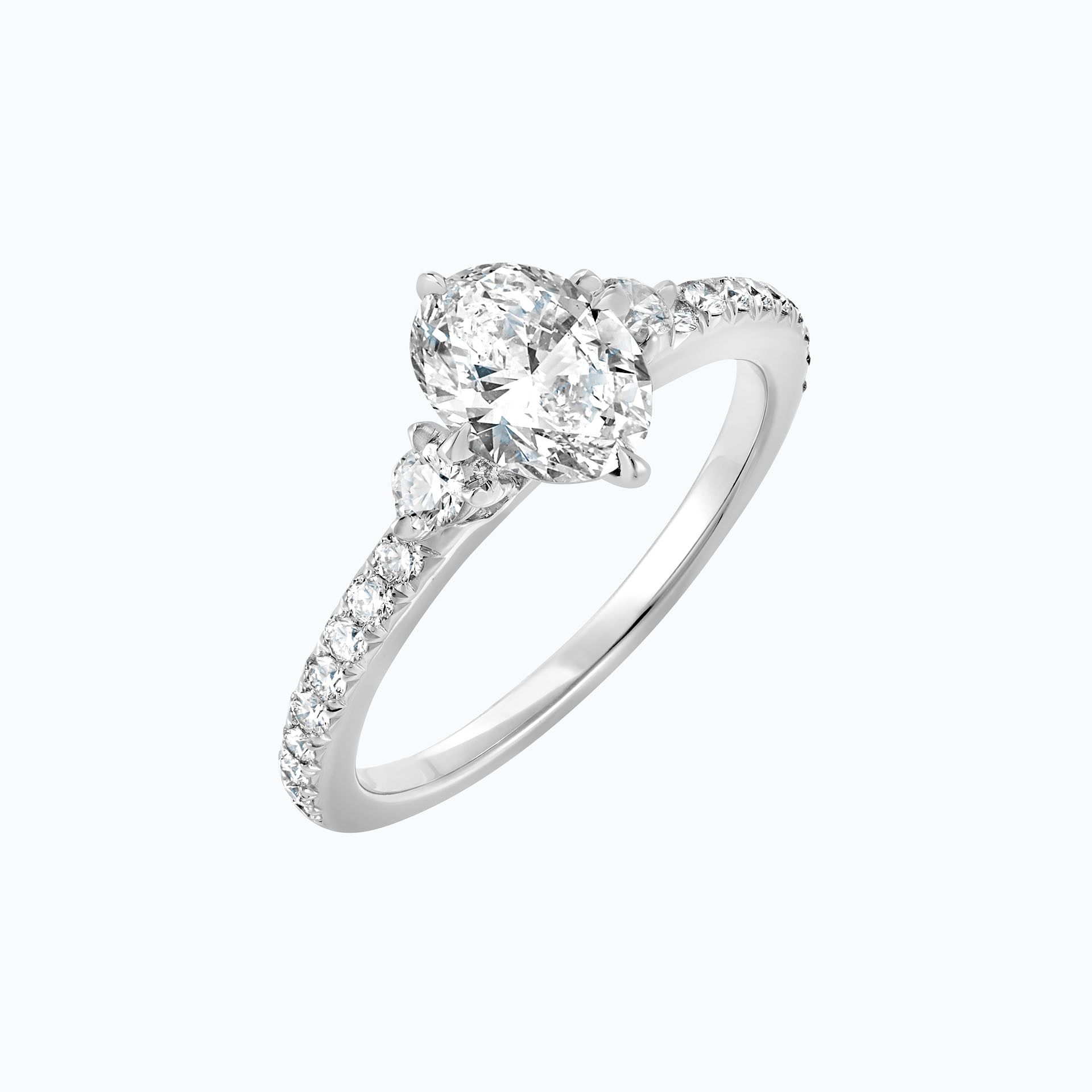 Solitaire Pavé Aïko