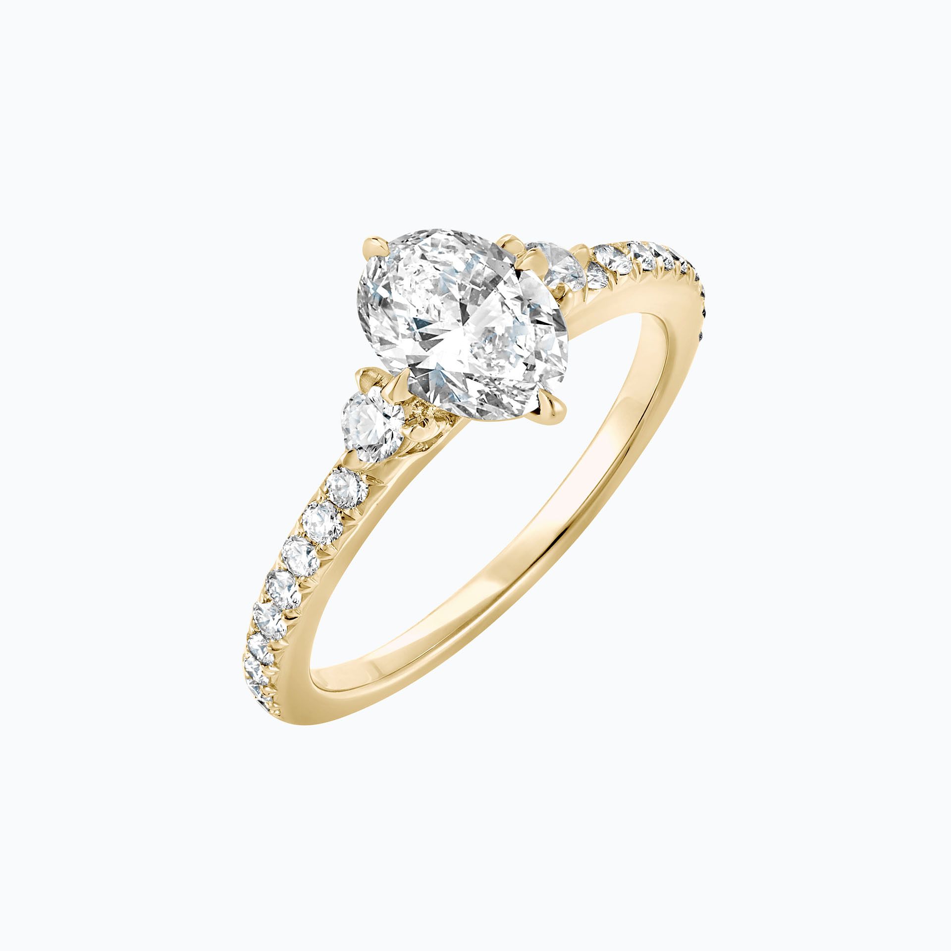Solitaire Pavé Aïko
