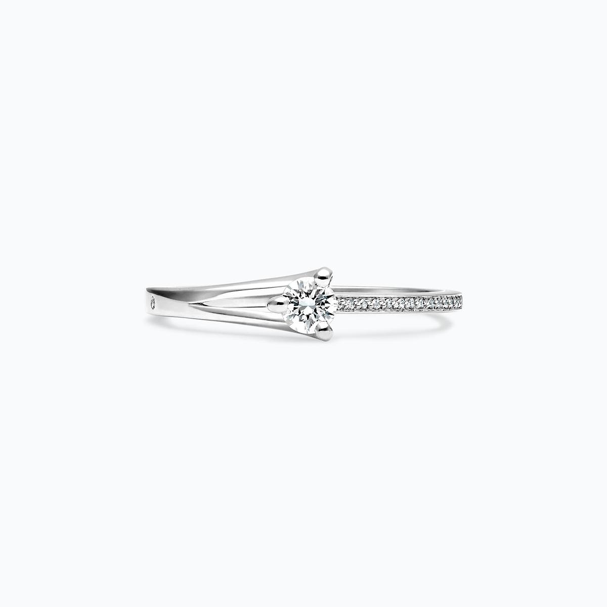 Solitaire Pavé Étoile 0.15 carat