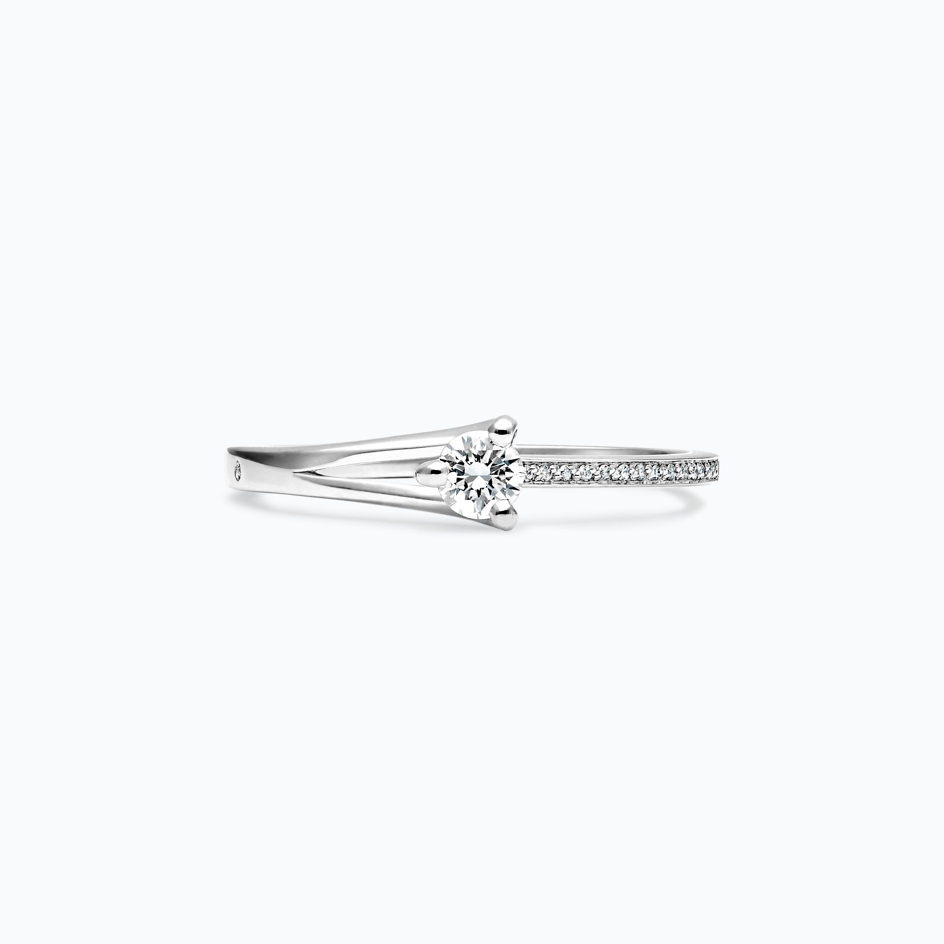 Solitaire Pavé Étoile 0.15 carat