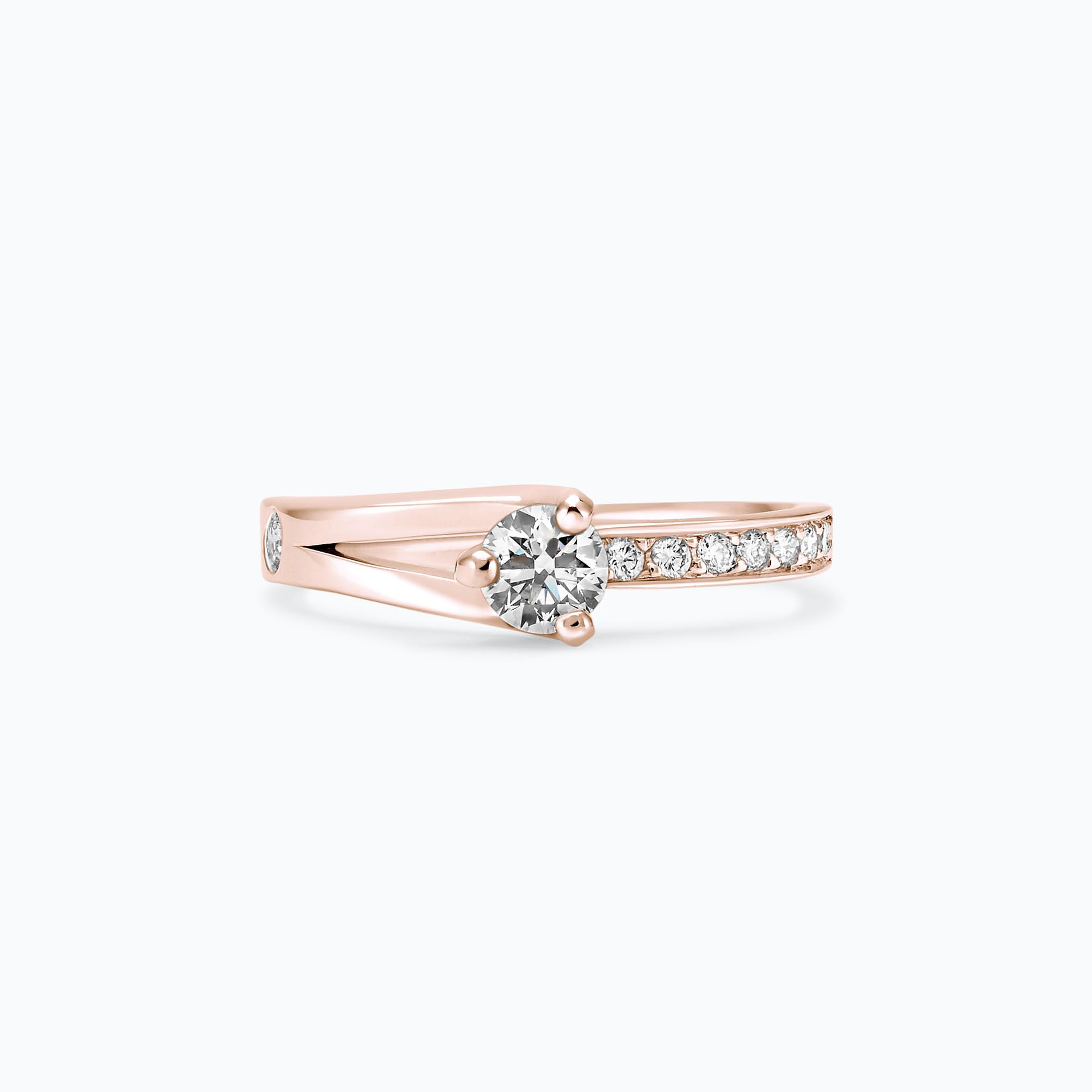 Solitaire Pavé Étoile Éclat