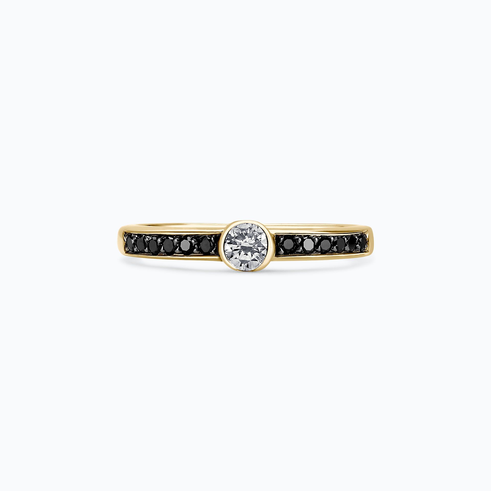 Solitaire Pavé Flora