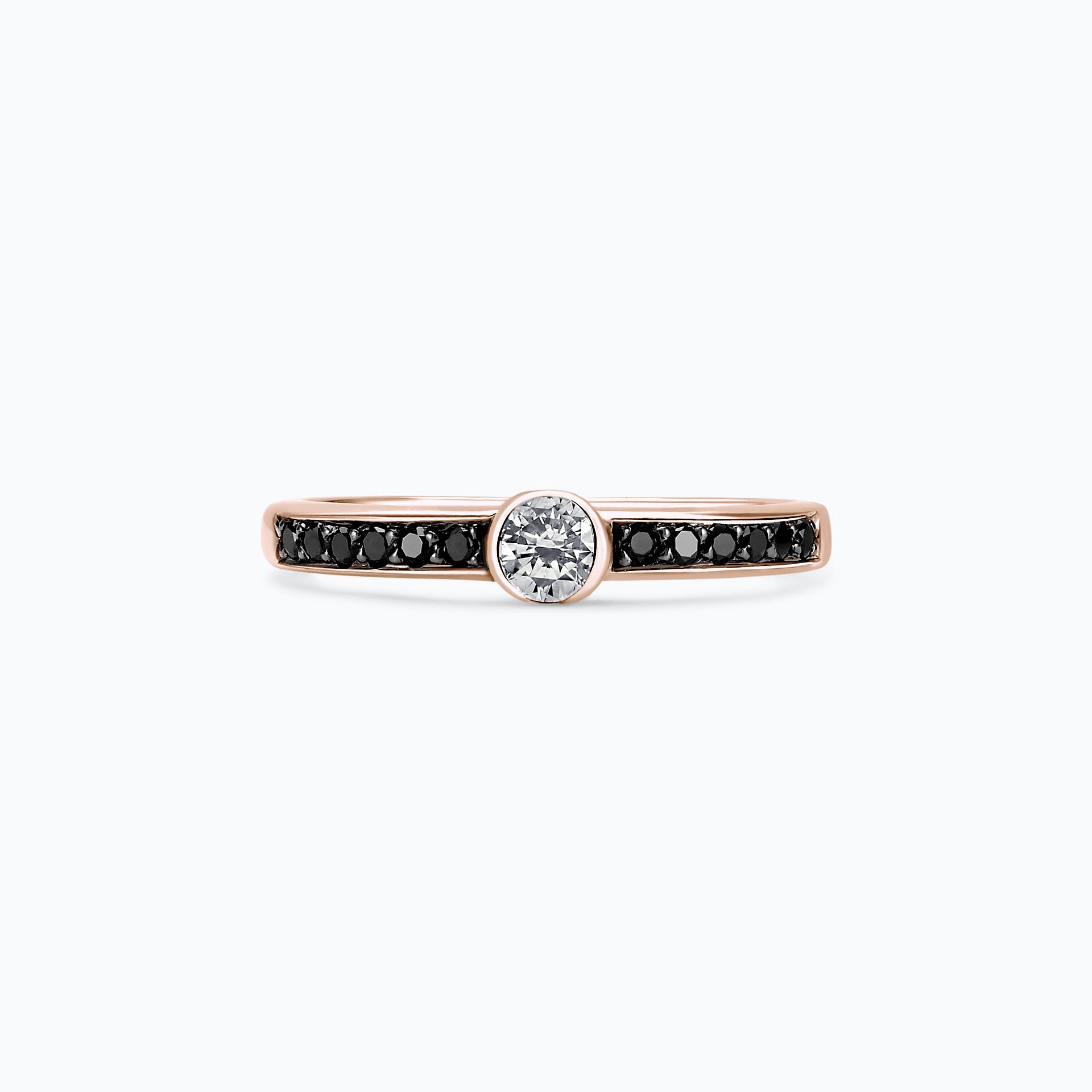Solitaire Pavé Flora