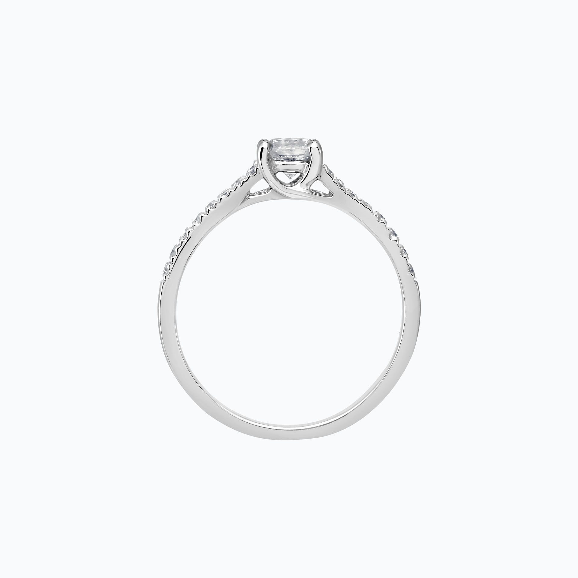Solitaire Pavé Iris