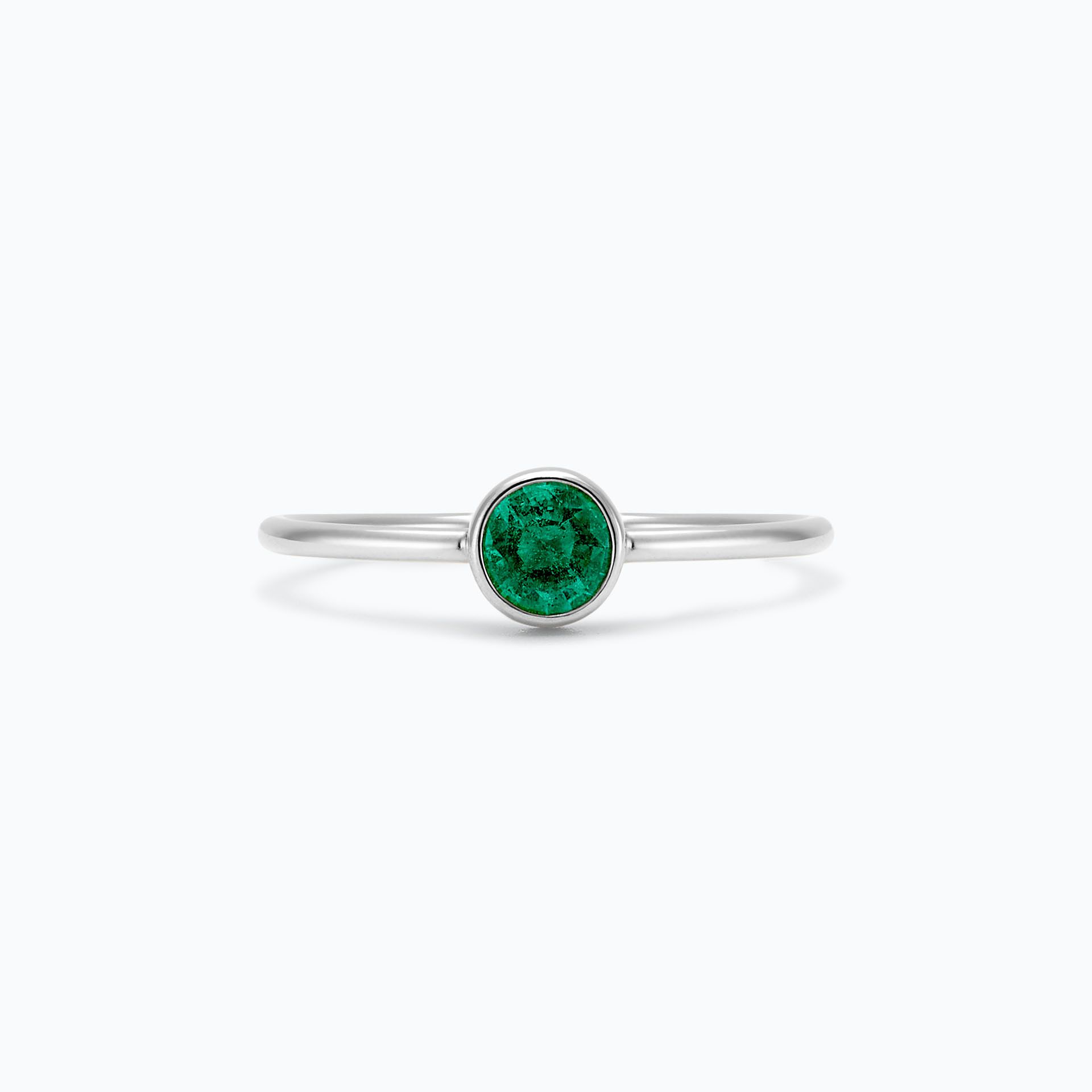 Solitaire Harmony Émeraude 4.5 mm