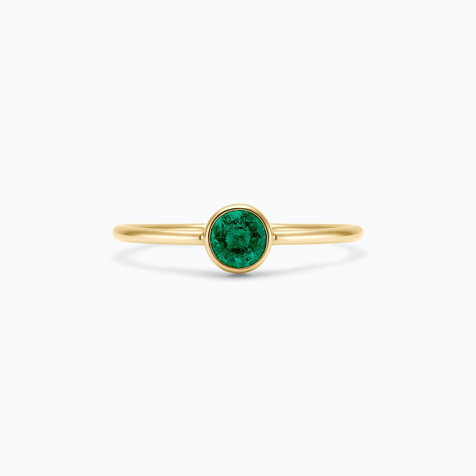 Solitaire Harmony Émeraude 4.5 mm