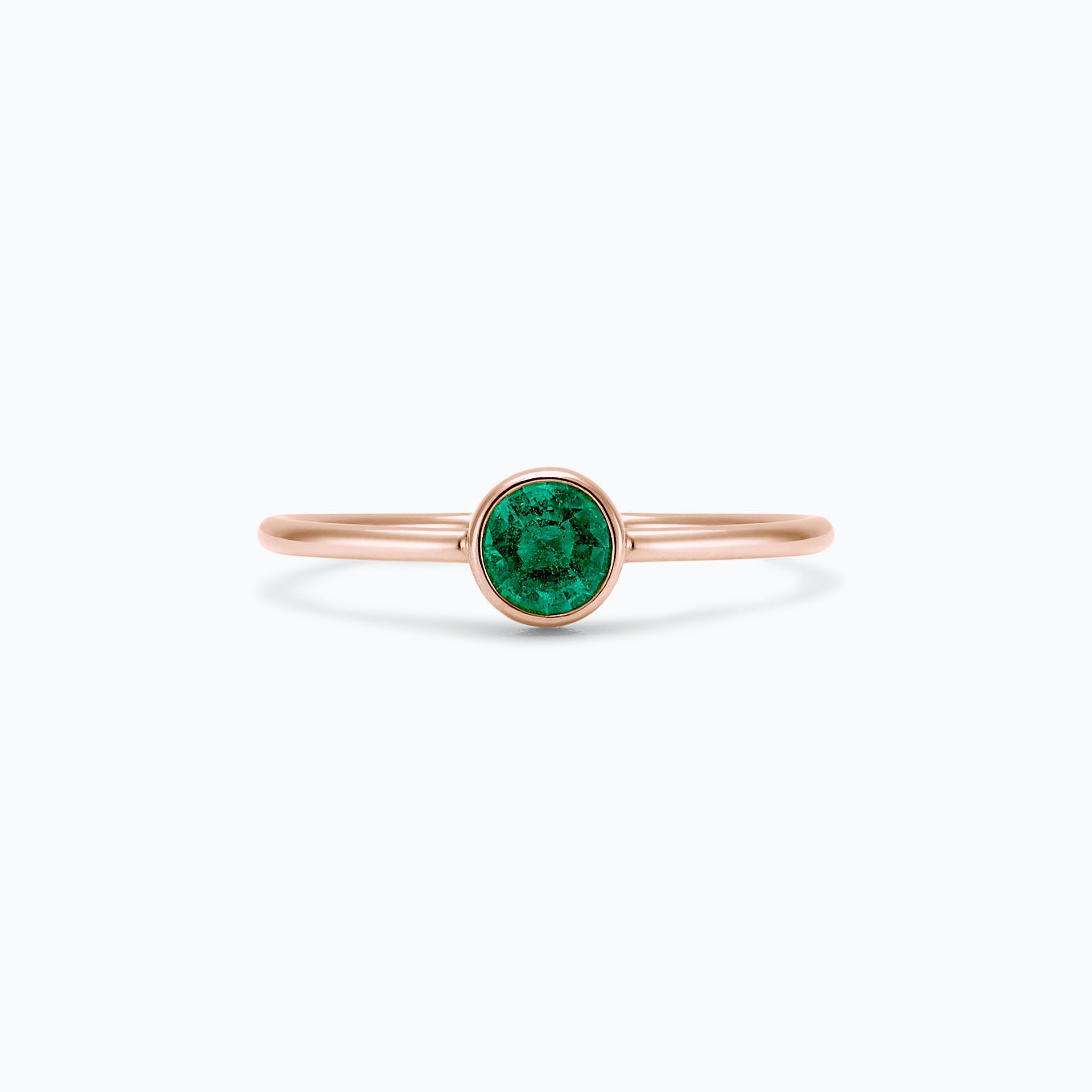 Solitaire Harmony Émeraude 4.5 mm
