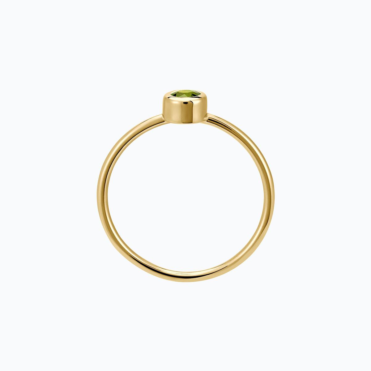 Solitaire Harmony Péridot 3.5 mm