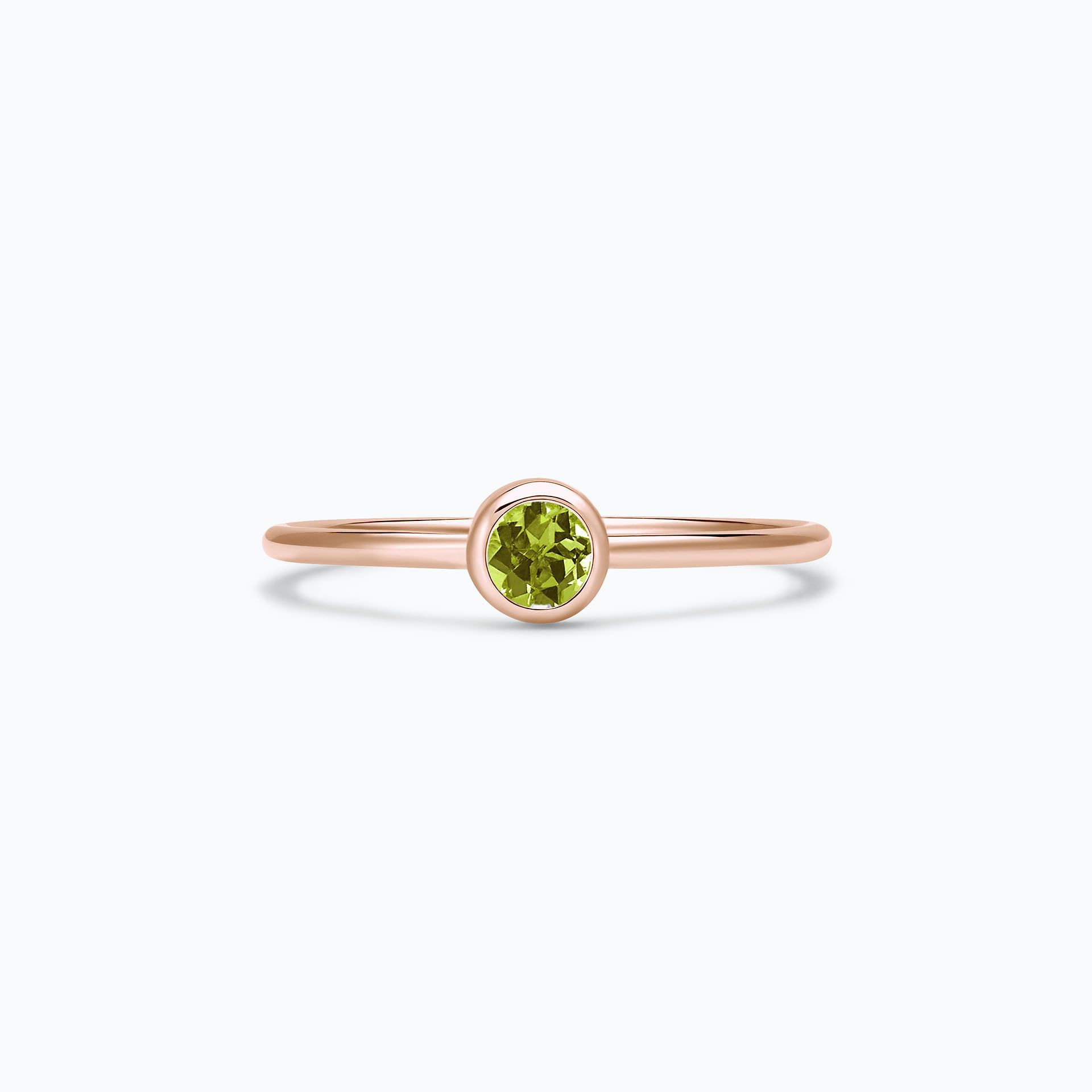 Solitaire Harmony Péridot 3.5 mm