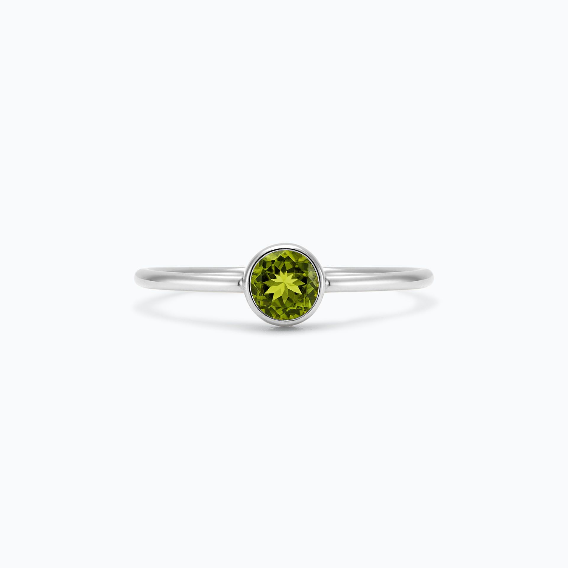 Solitaire Harmony Péridot 4.5 mm