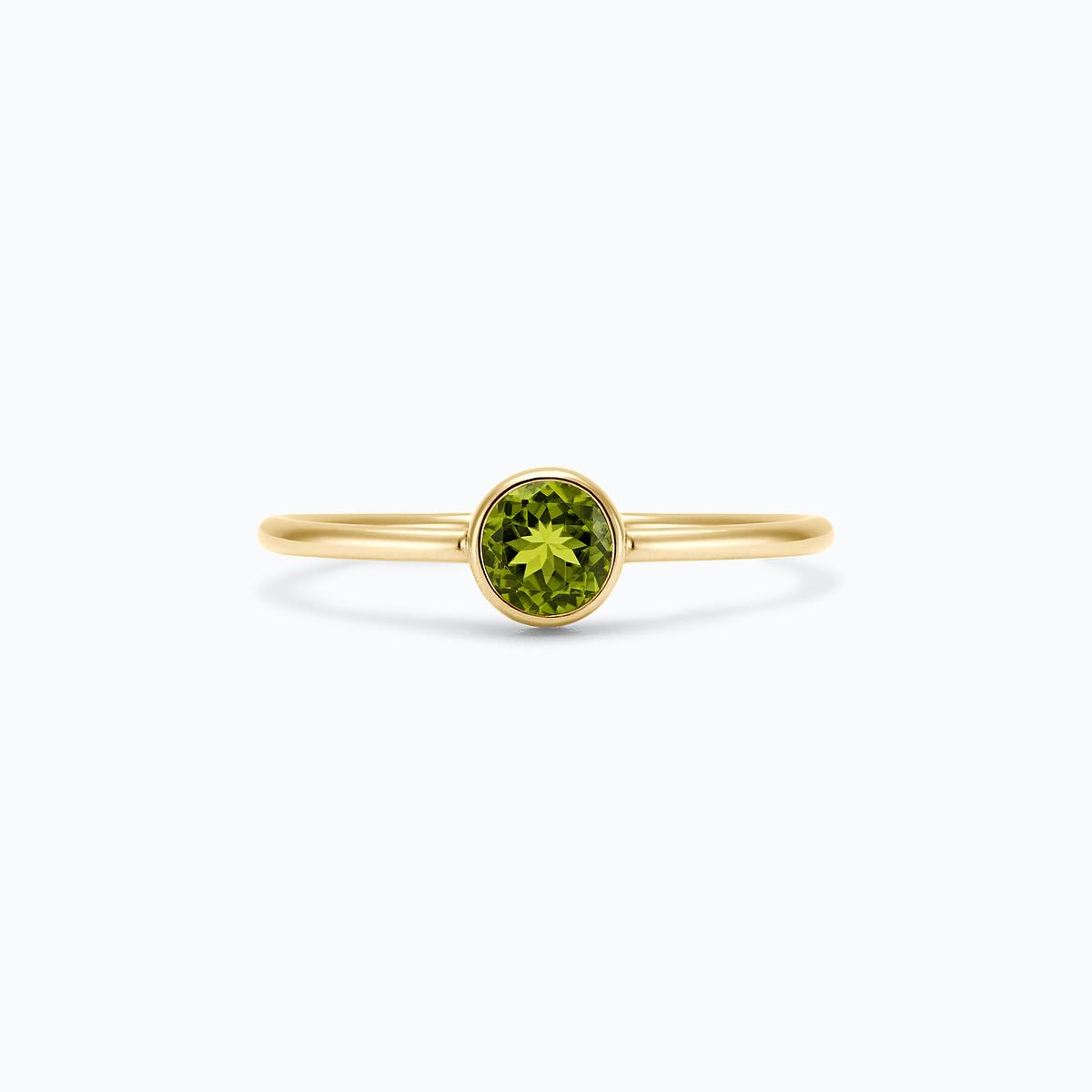 Solitaire Harmony Péridot 4.5 mm