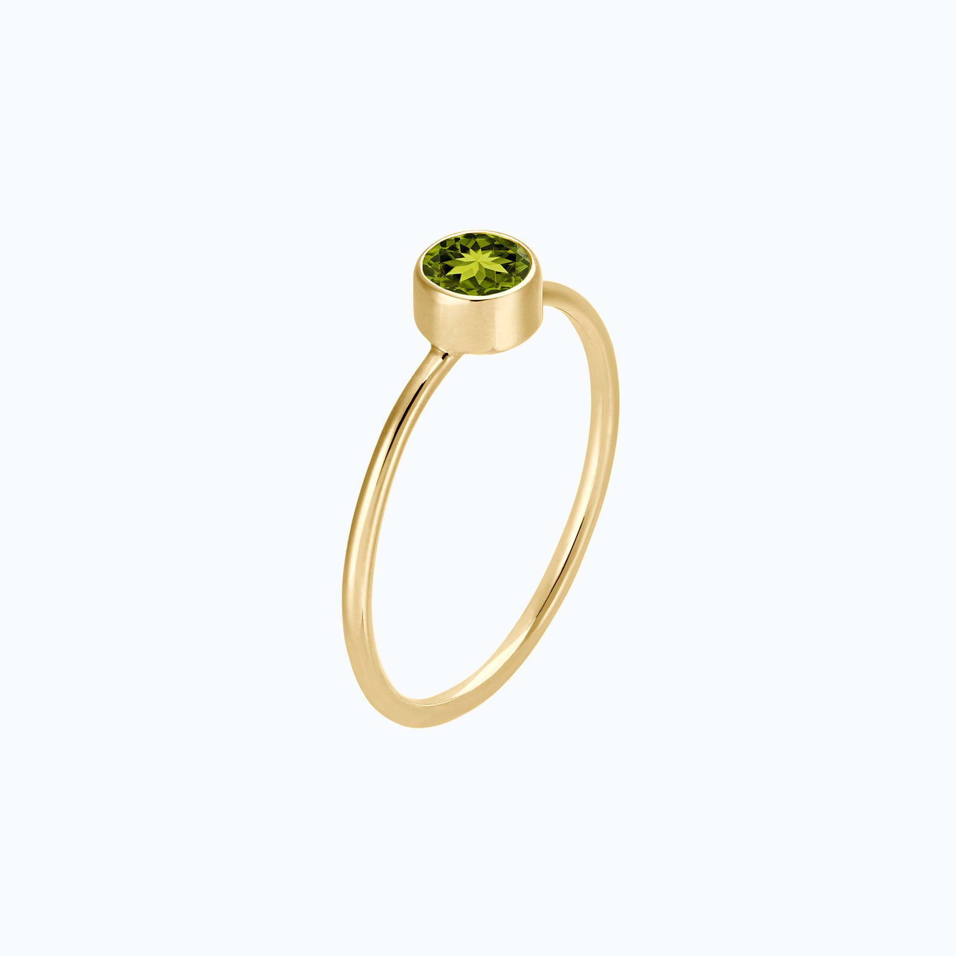 Solitaire Harmony Péridot 4.5 mm