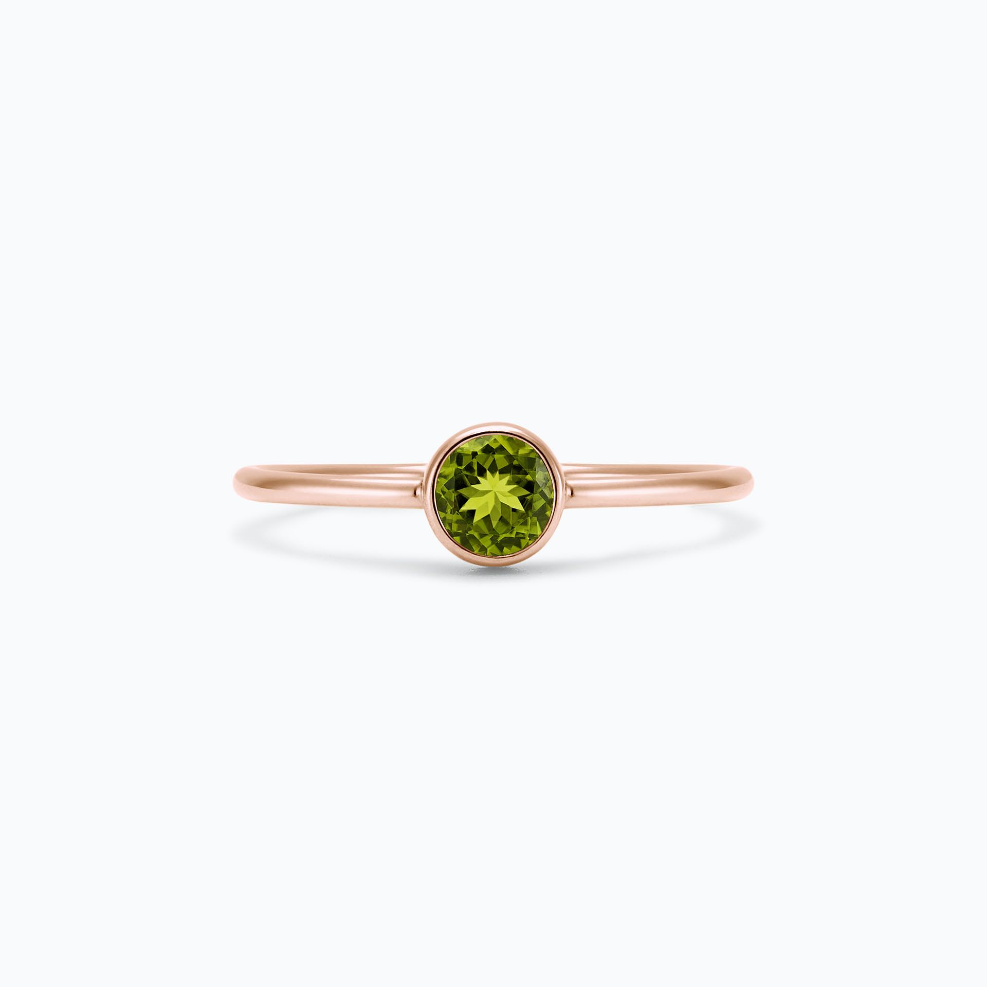 Solitaire Harmony Péridot 4.5 mm