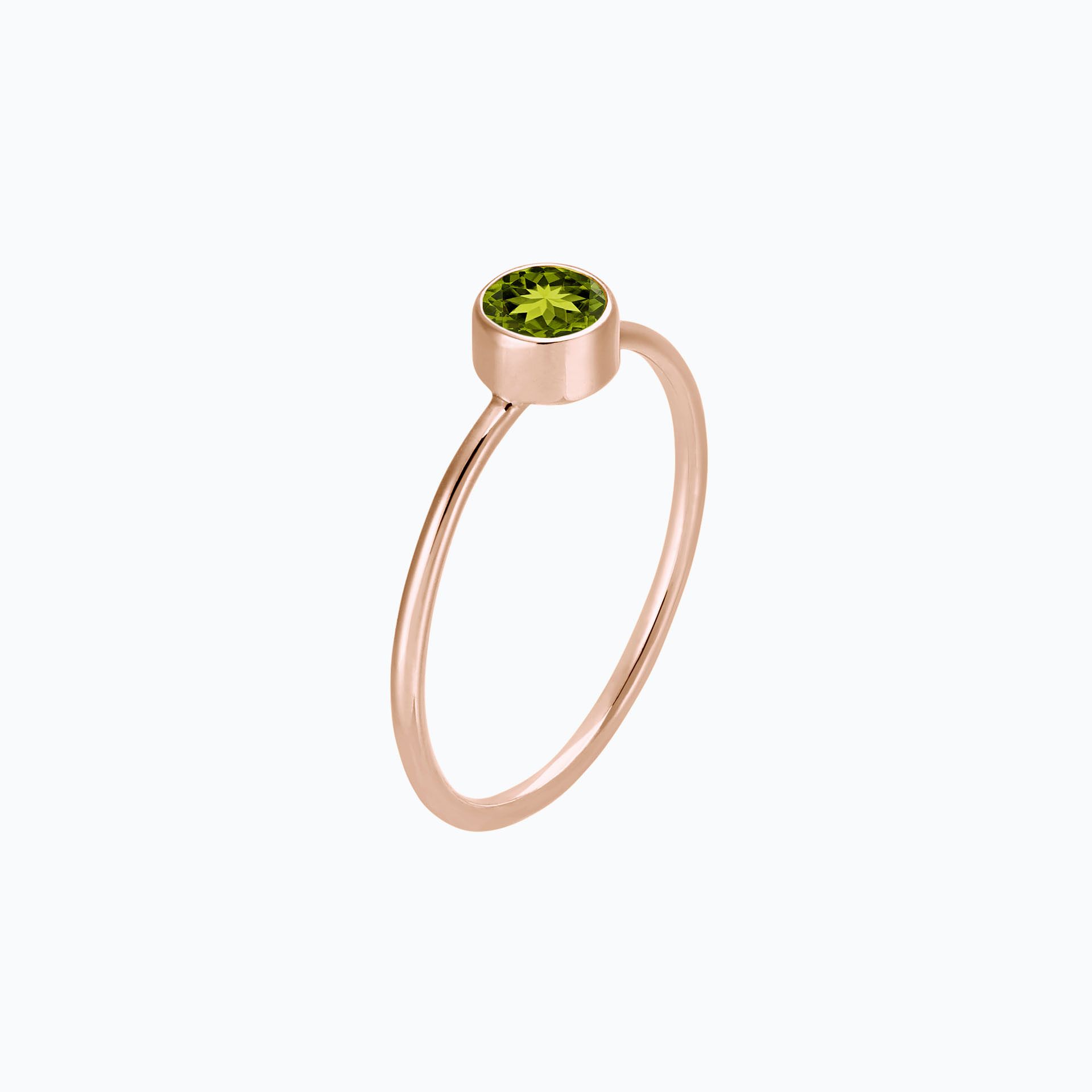 Solitaire Harmony Péridot 4.5 mm