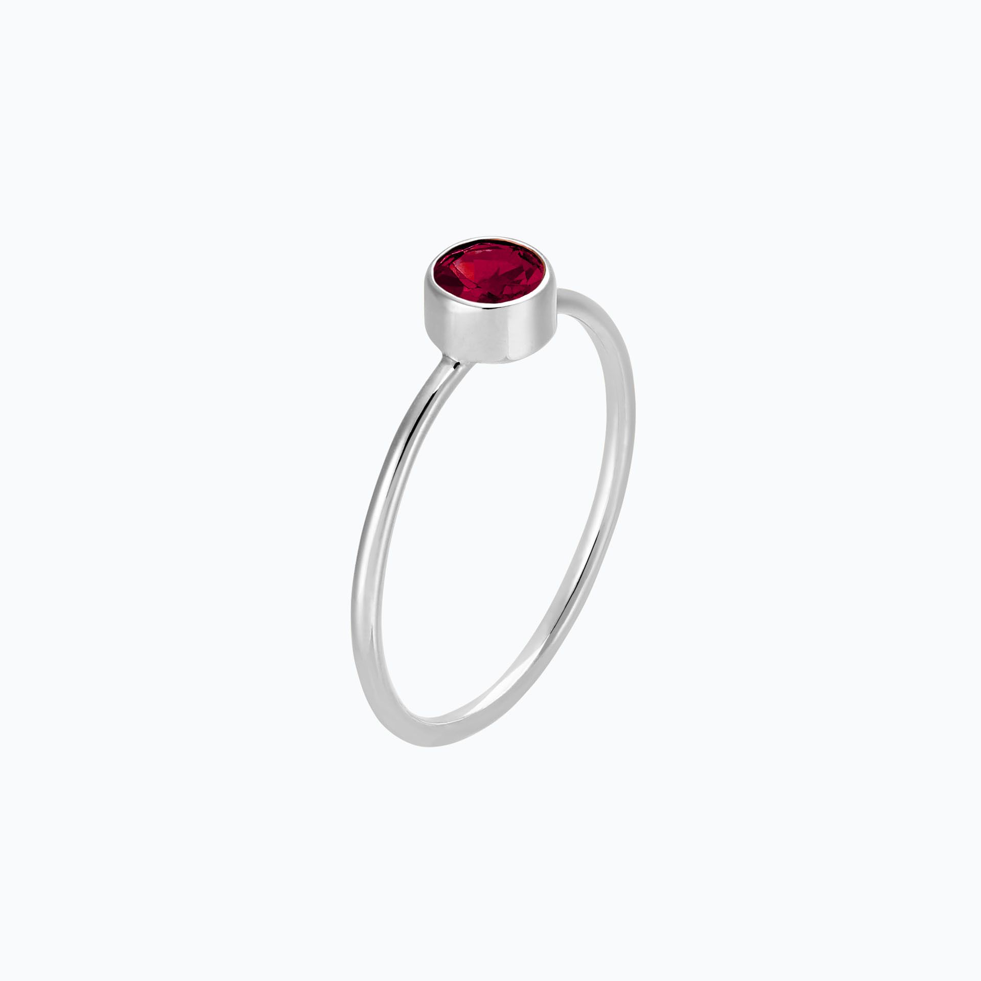Solitaire Harmony Rubis 4.5 mm
