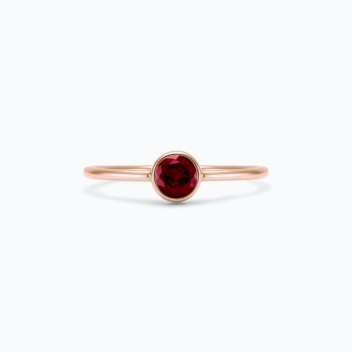 Solitaire Harmony Rubis 4.5 mm