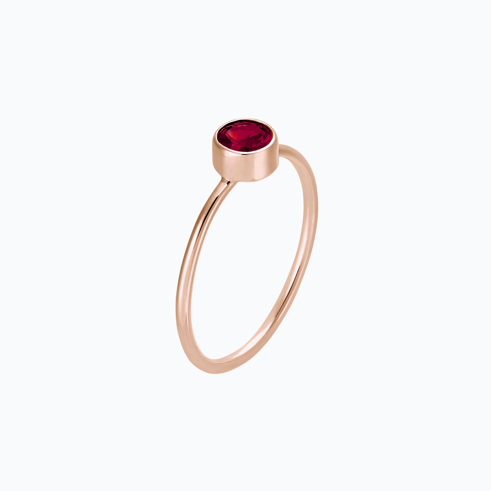 Solitaire Harmony Rubis 4.5 mm